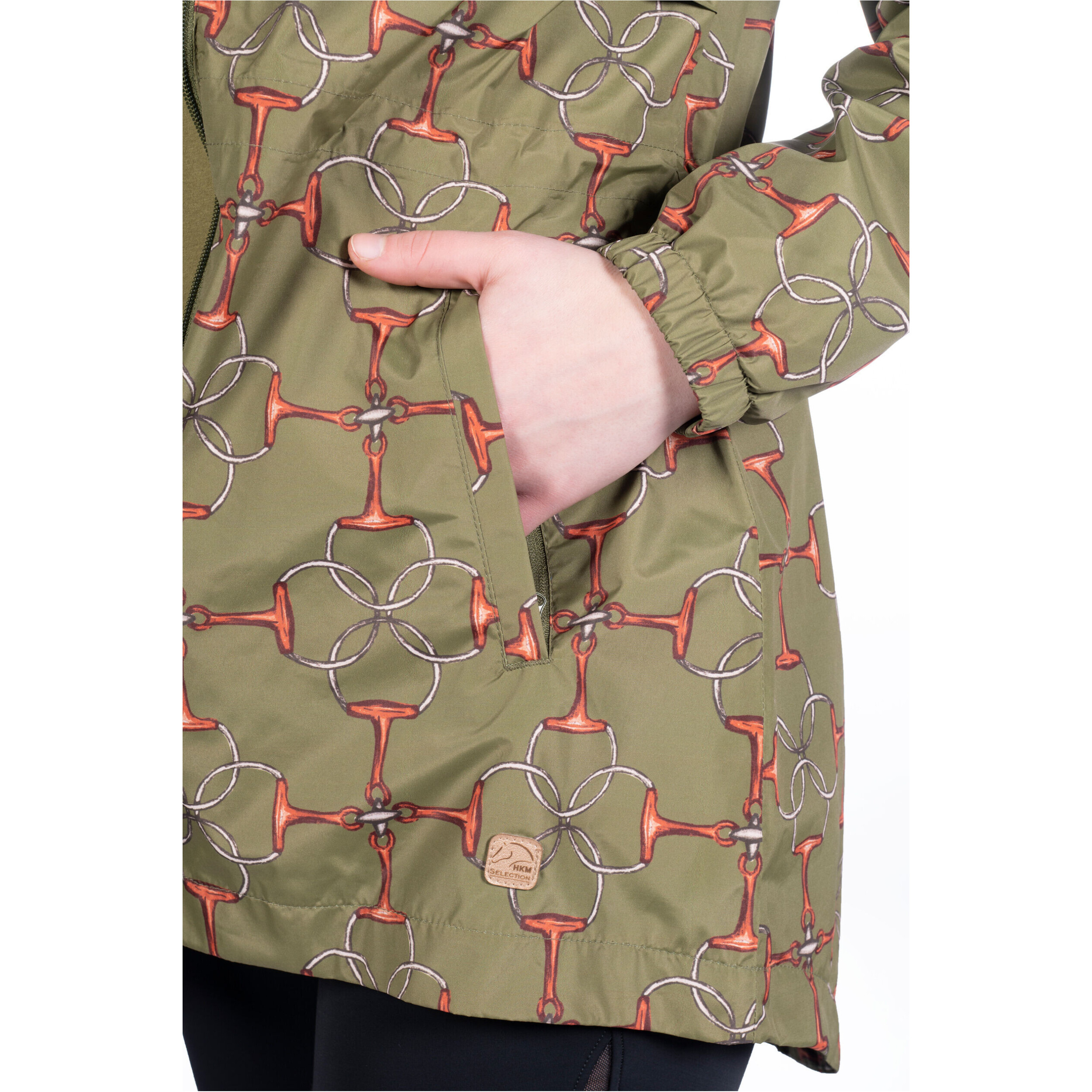 Damen Regenjacke EDINBURGH olivgrün