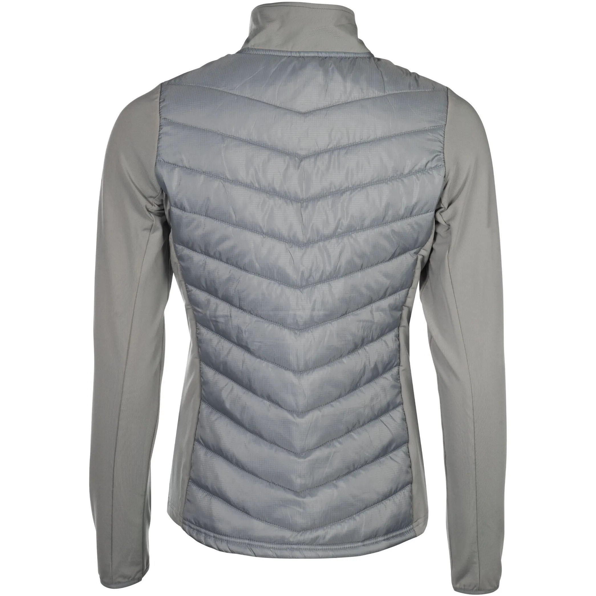 Damen Jersey-/Nylonjacke PRAG STYLE grau/rosegold