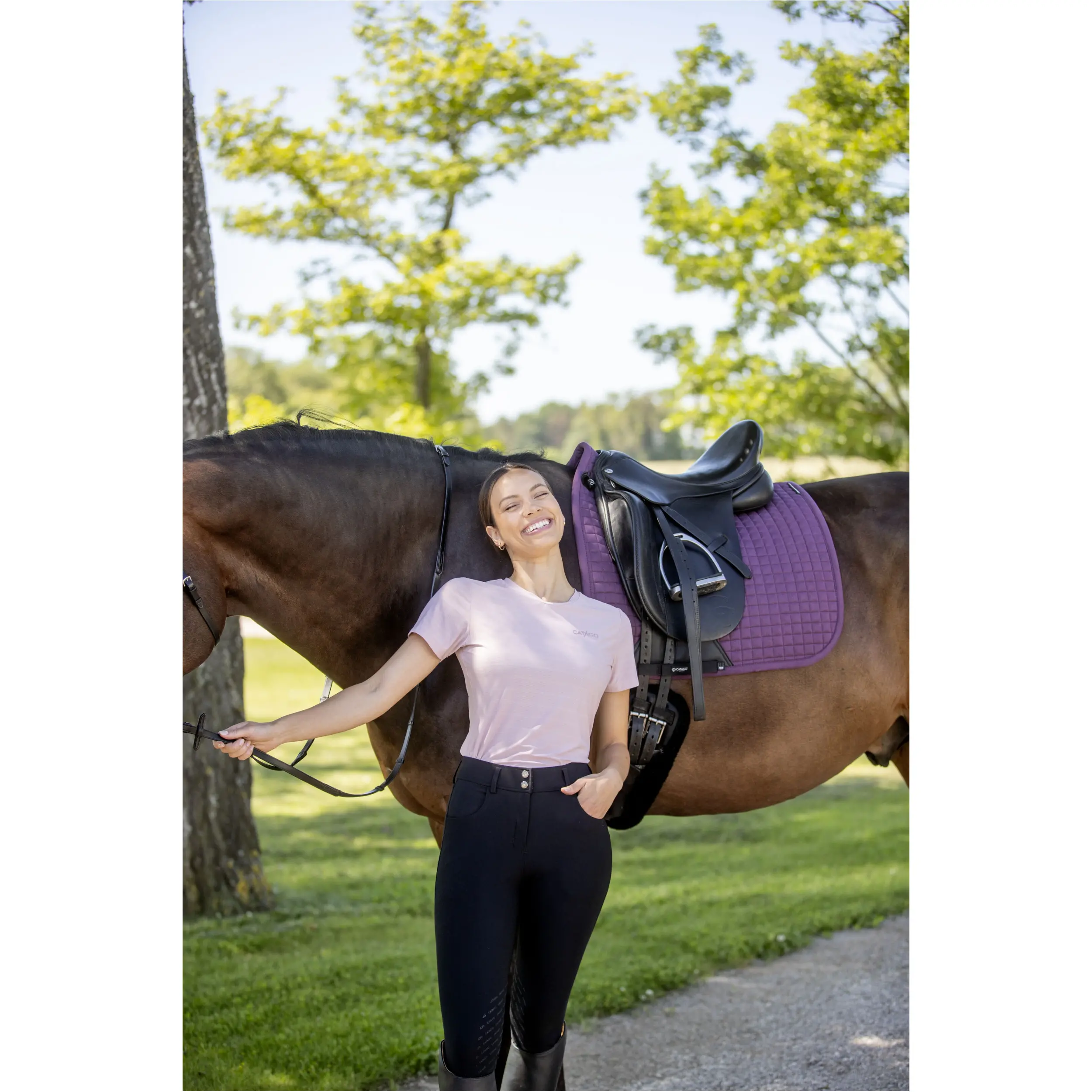 Damen T-Shirt TINA burnished lilac