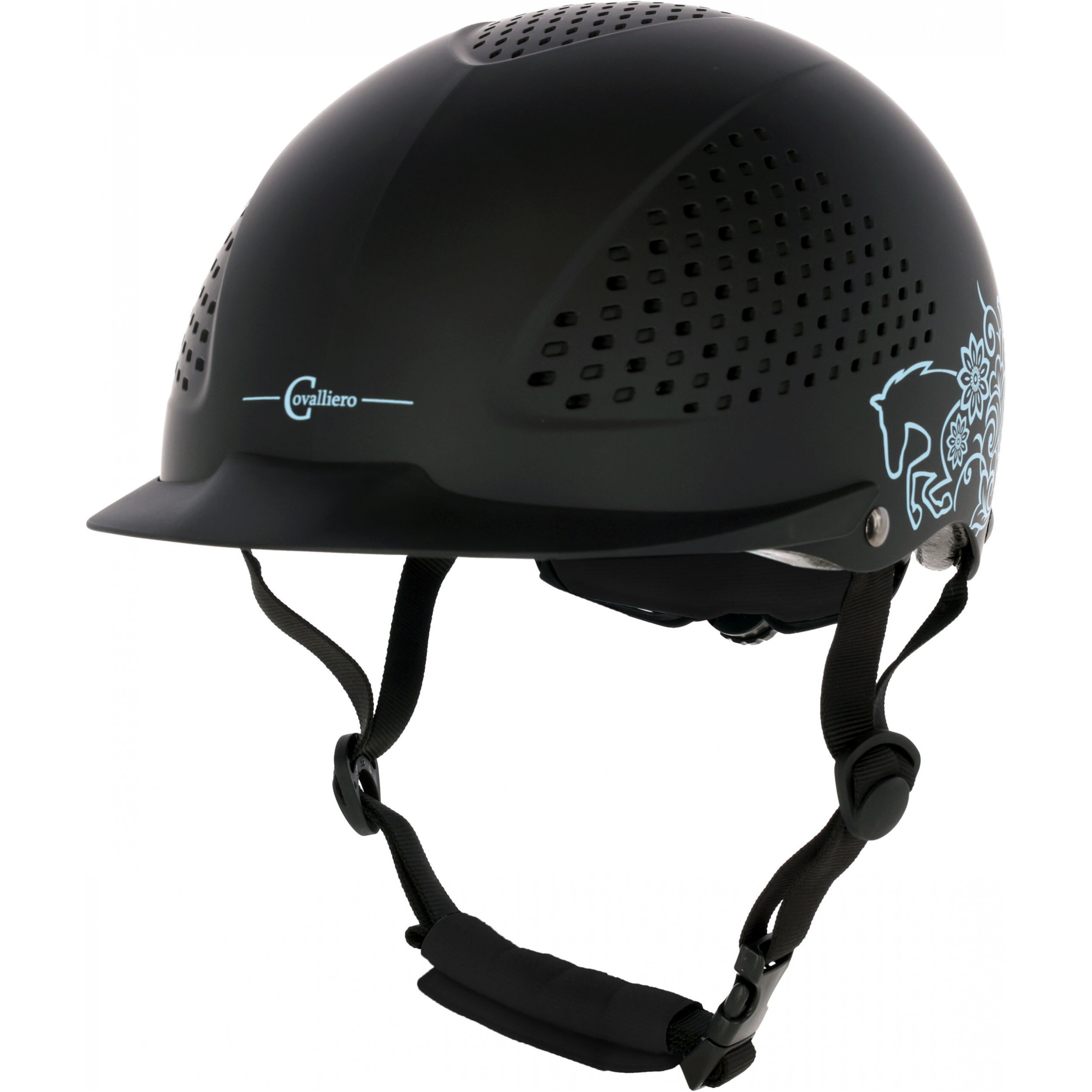 Kinder Reithelm BEAUTY 2.0 schwarz