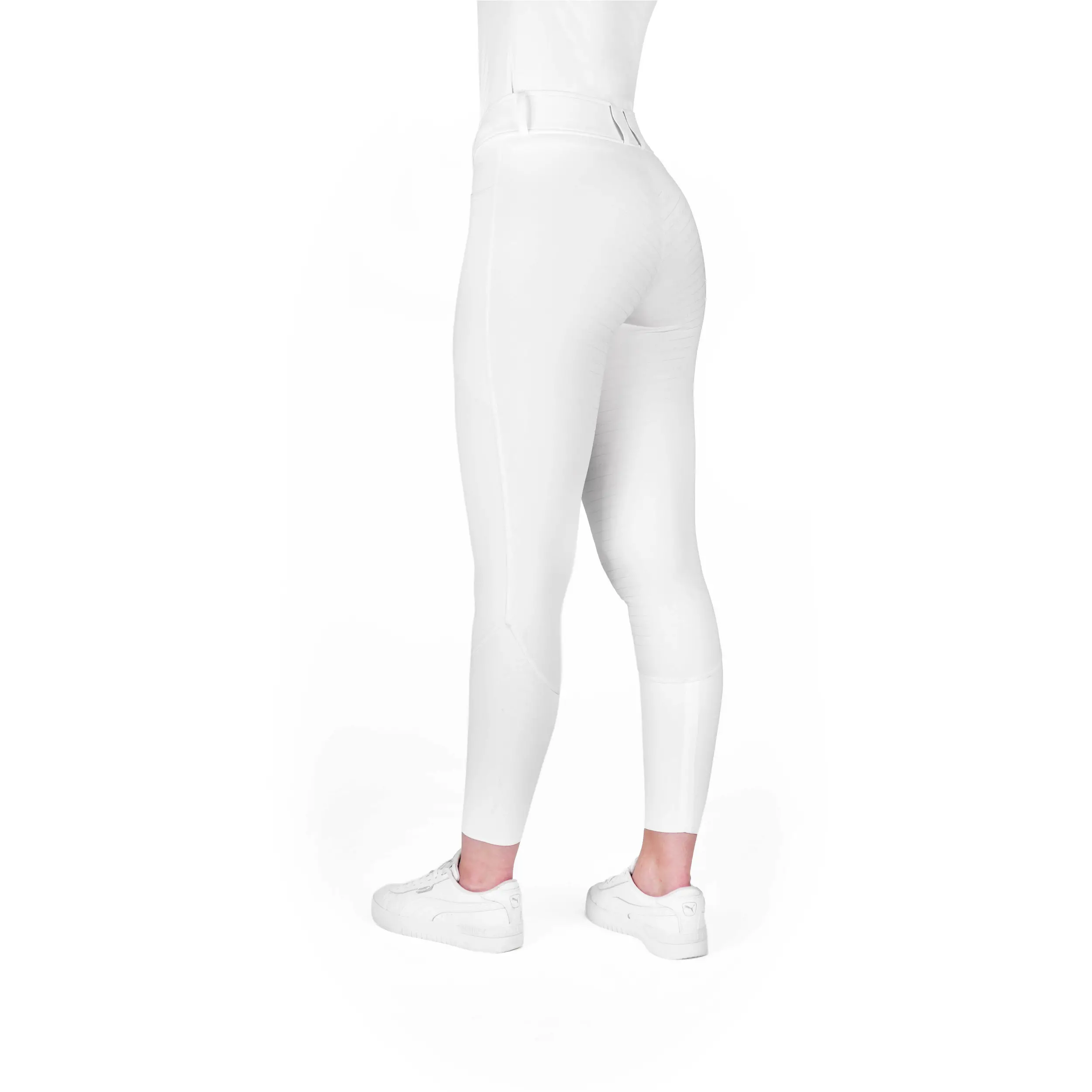 Kinder Reithose Silikon Vollbesatz Je t’aime ELSA weiß