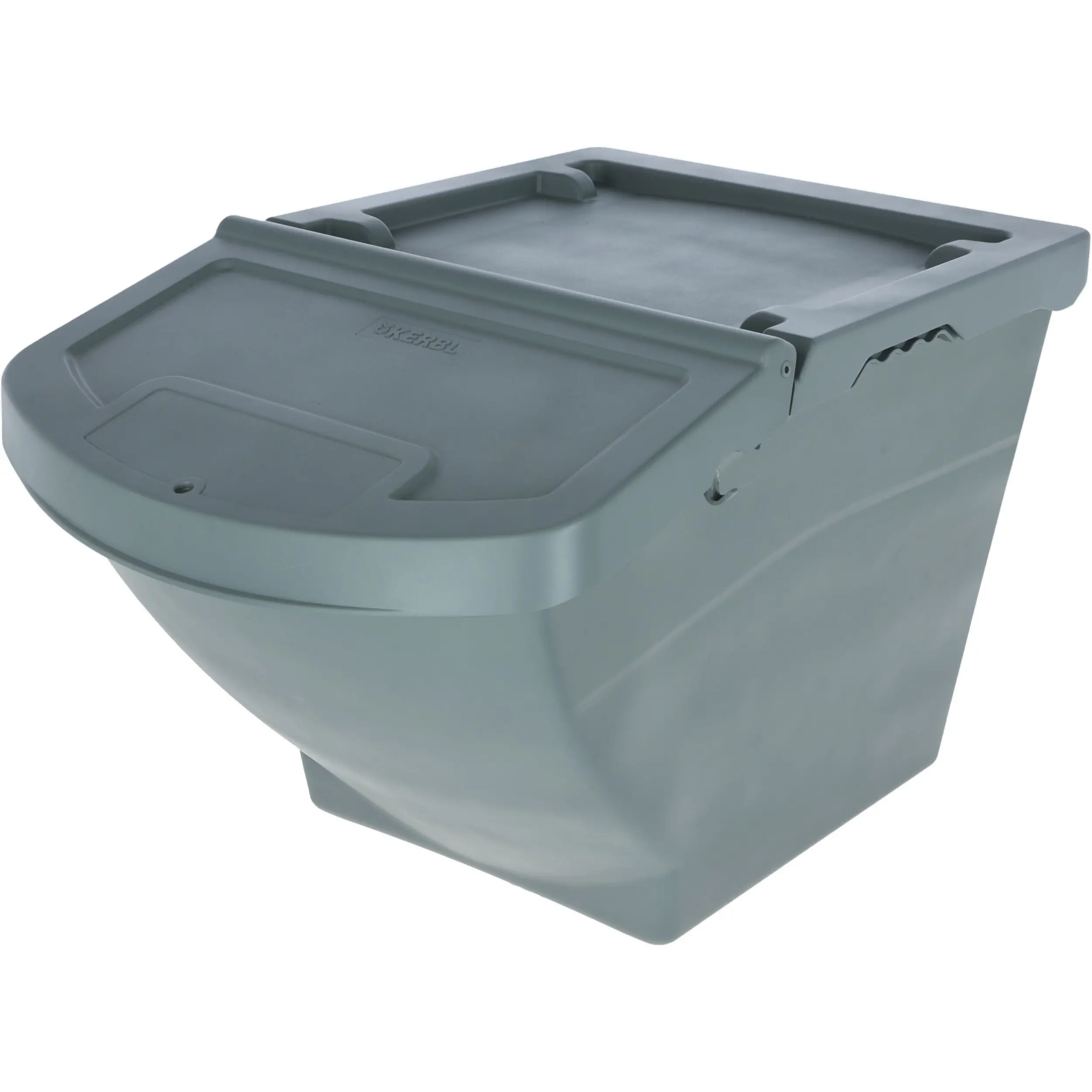 Futterbox stapelbar mit Deckel grau 40l