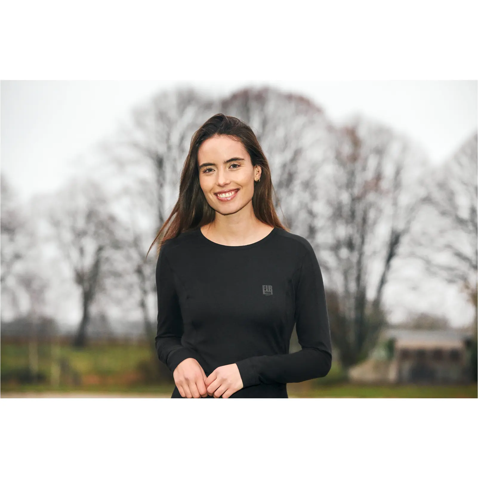 Damen Funktionsshirt Langarm FIR-Tech schwarz