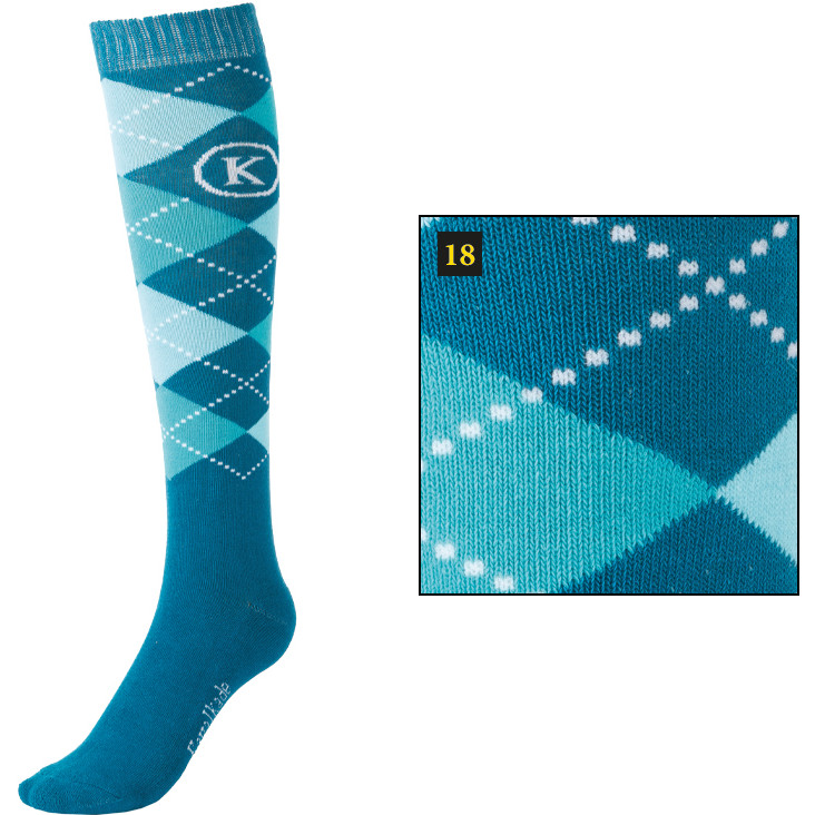 Reitsocken KAVALSOCKS türkis/aqua/mint