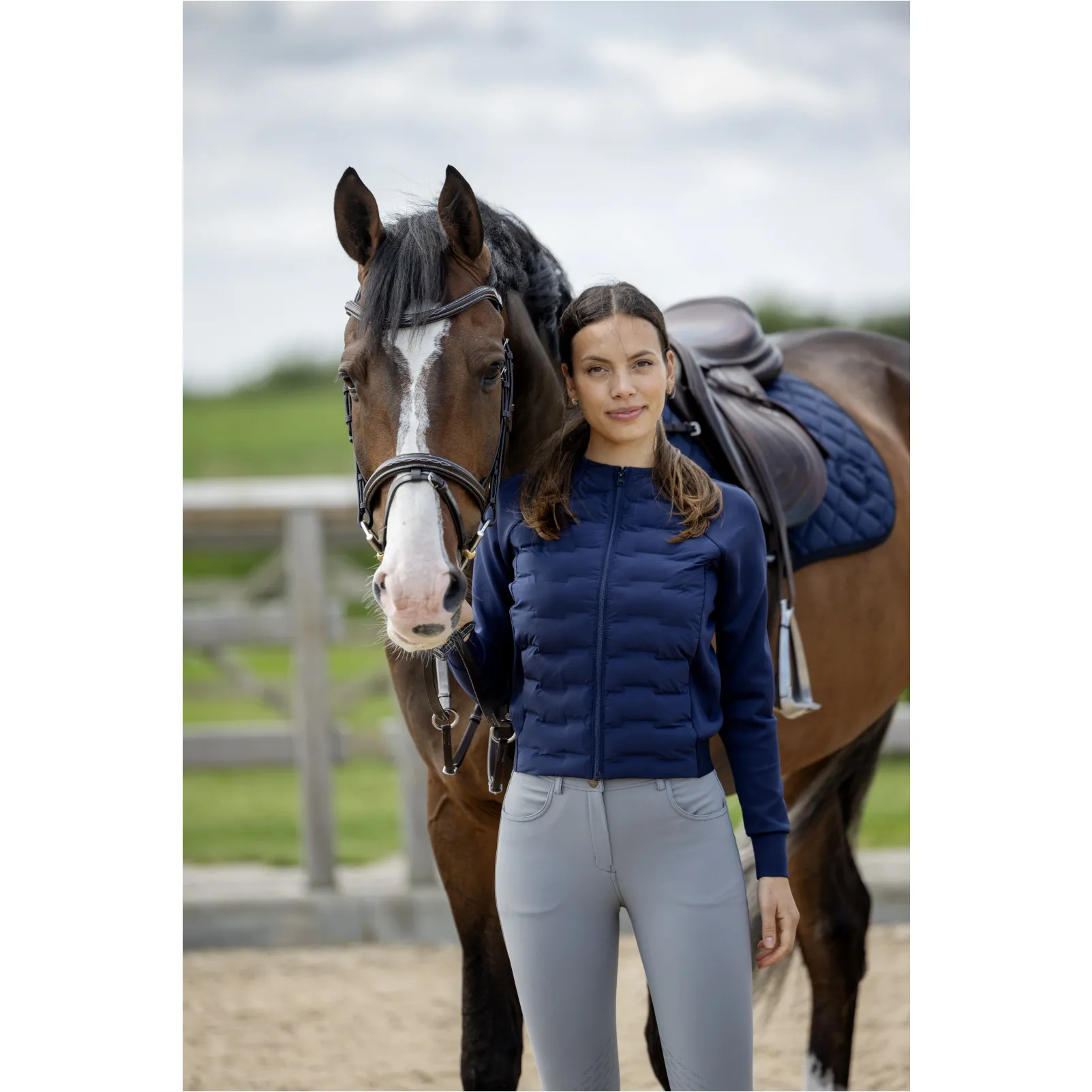 Damen Reitjacke VALA navy