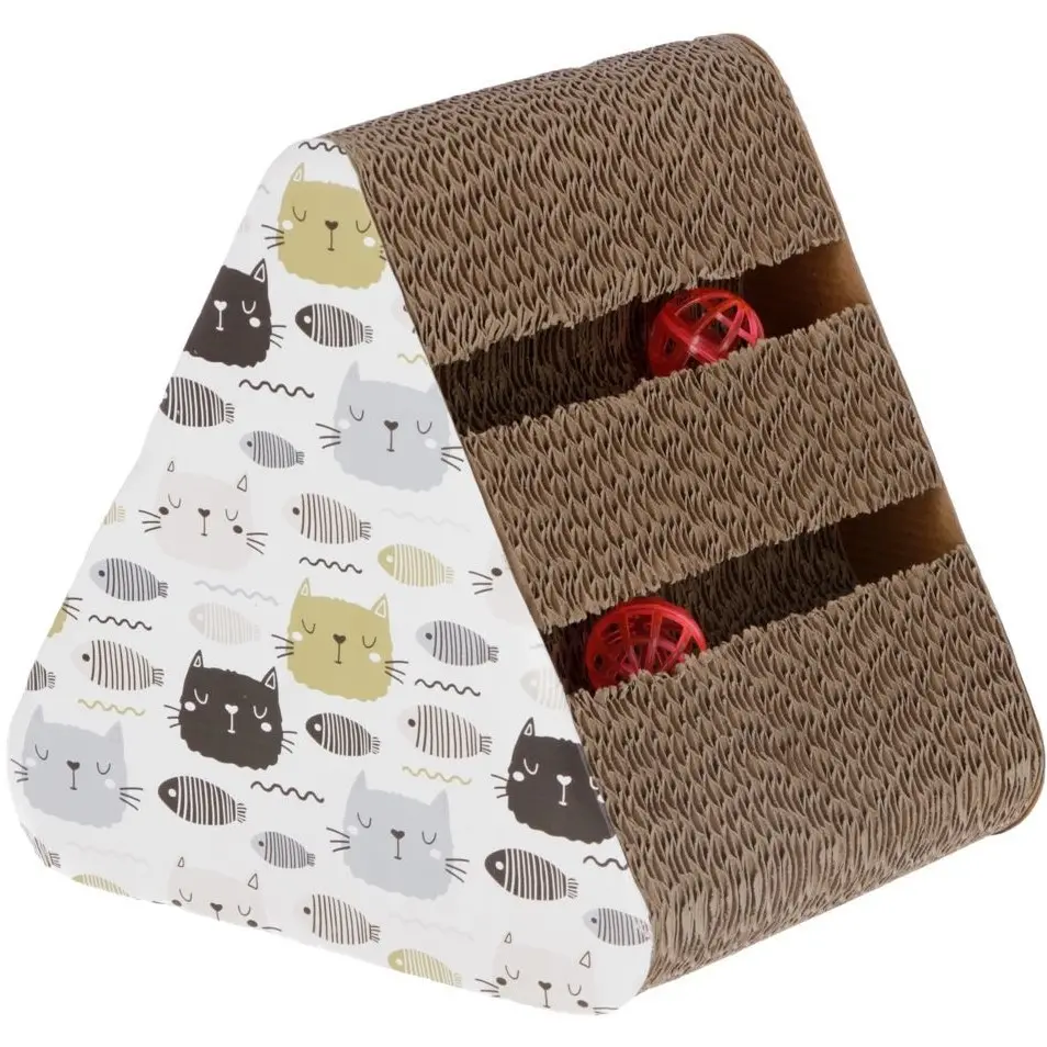 Katzenkratzbrett aus Pappe BOON 22,4x26x26cm