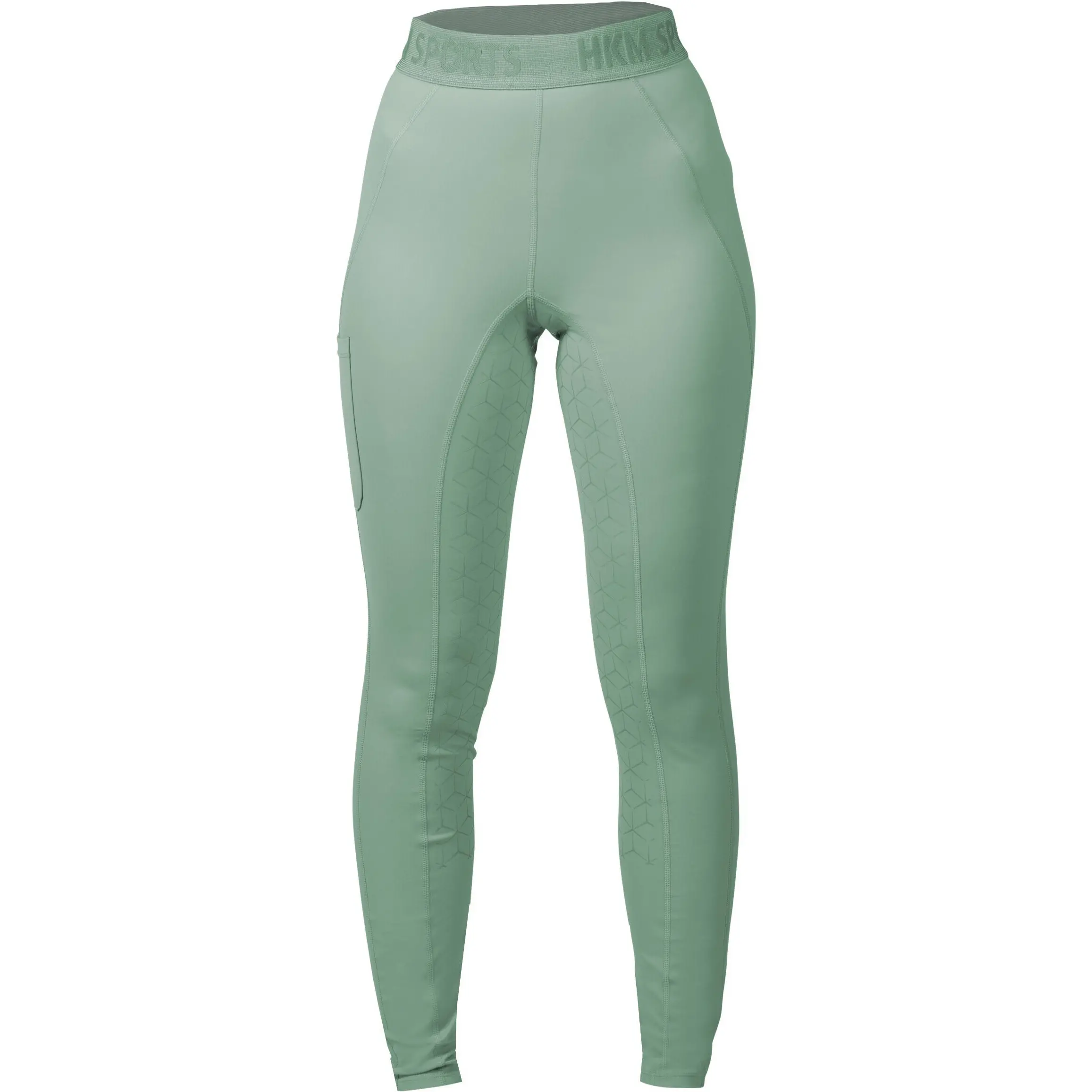 Kinder Reitleggings Silikon Vollbesatz TABEA salbei