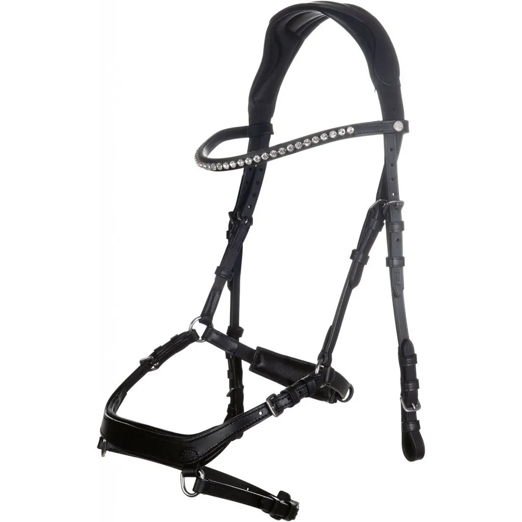 Trensenzaum PRO ANATOMIC schwarz