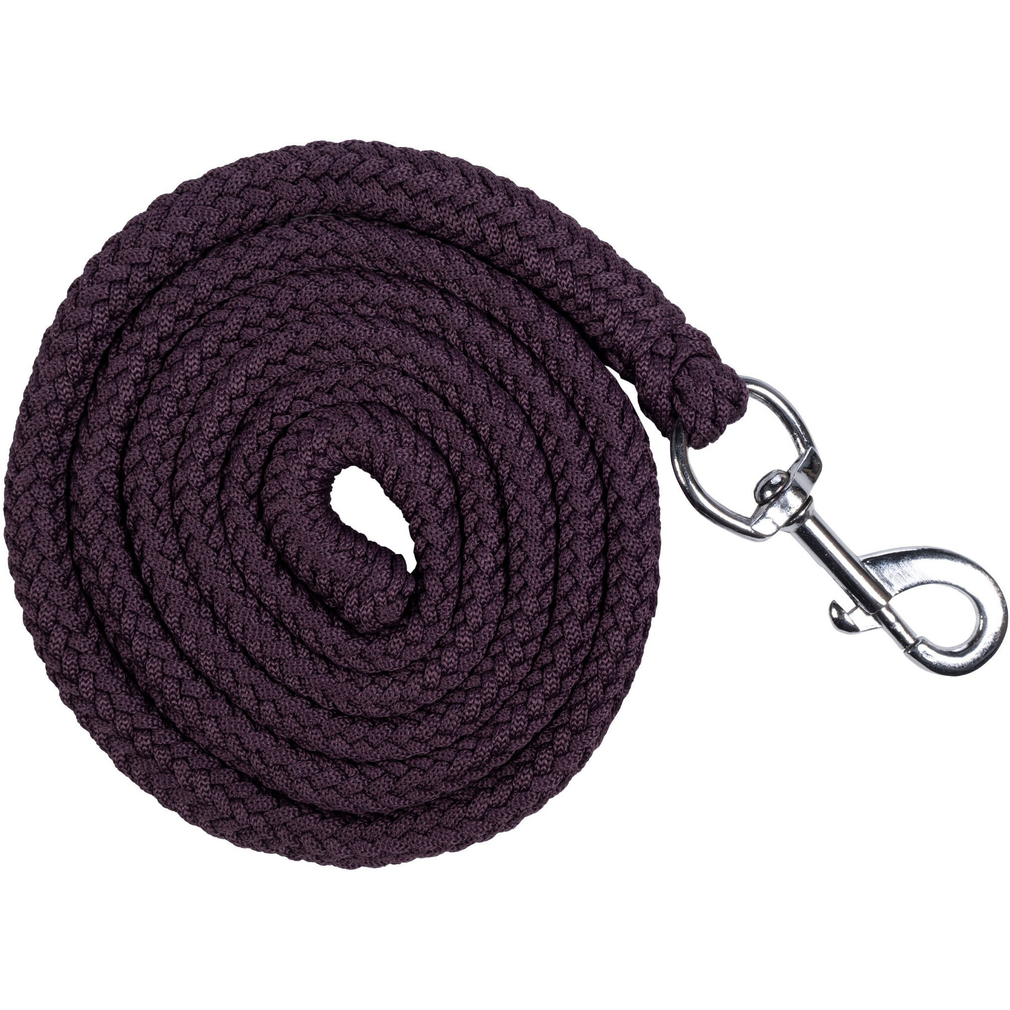 Führstrick mit Karabinerhaken STAR dunkellila 180cm