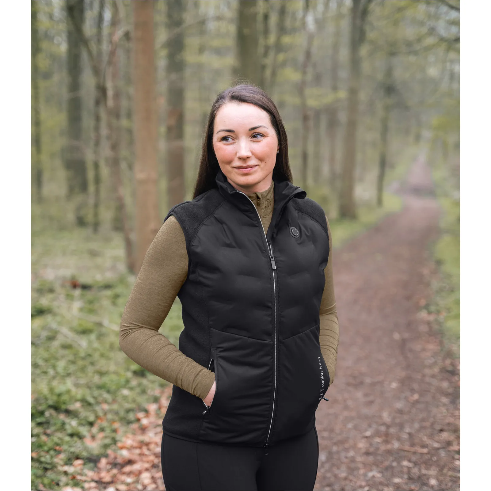Damen Heizweste COMFORT HEAT schwarz