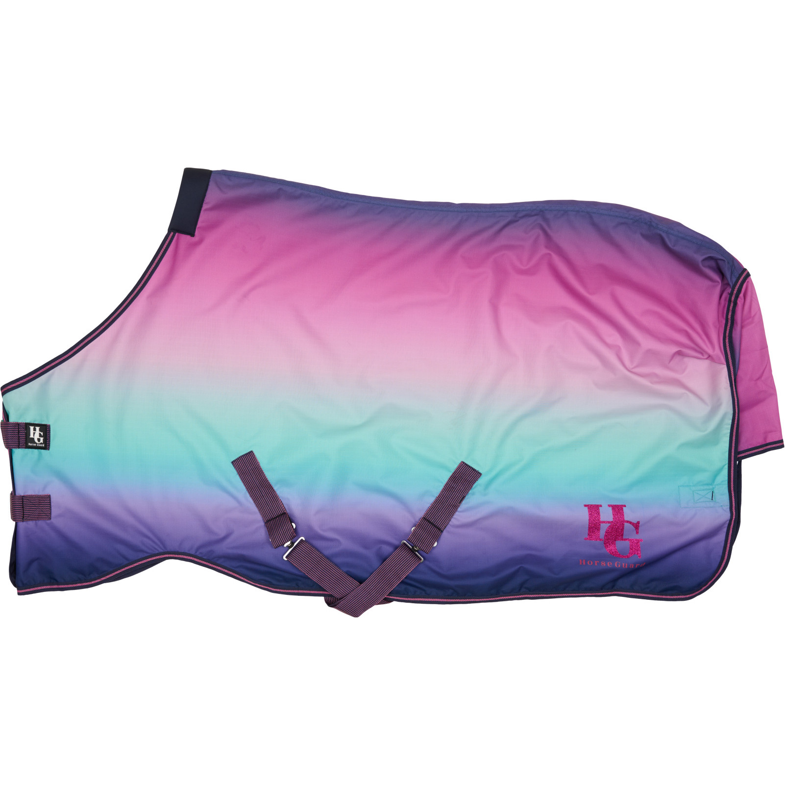 Outdoordecke mit Fleecefutter 600D GRADIENT navy