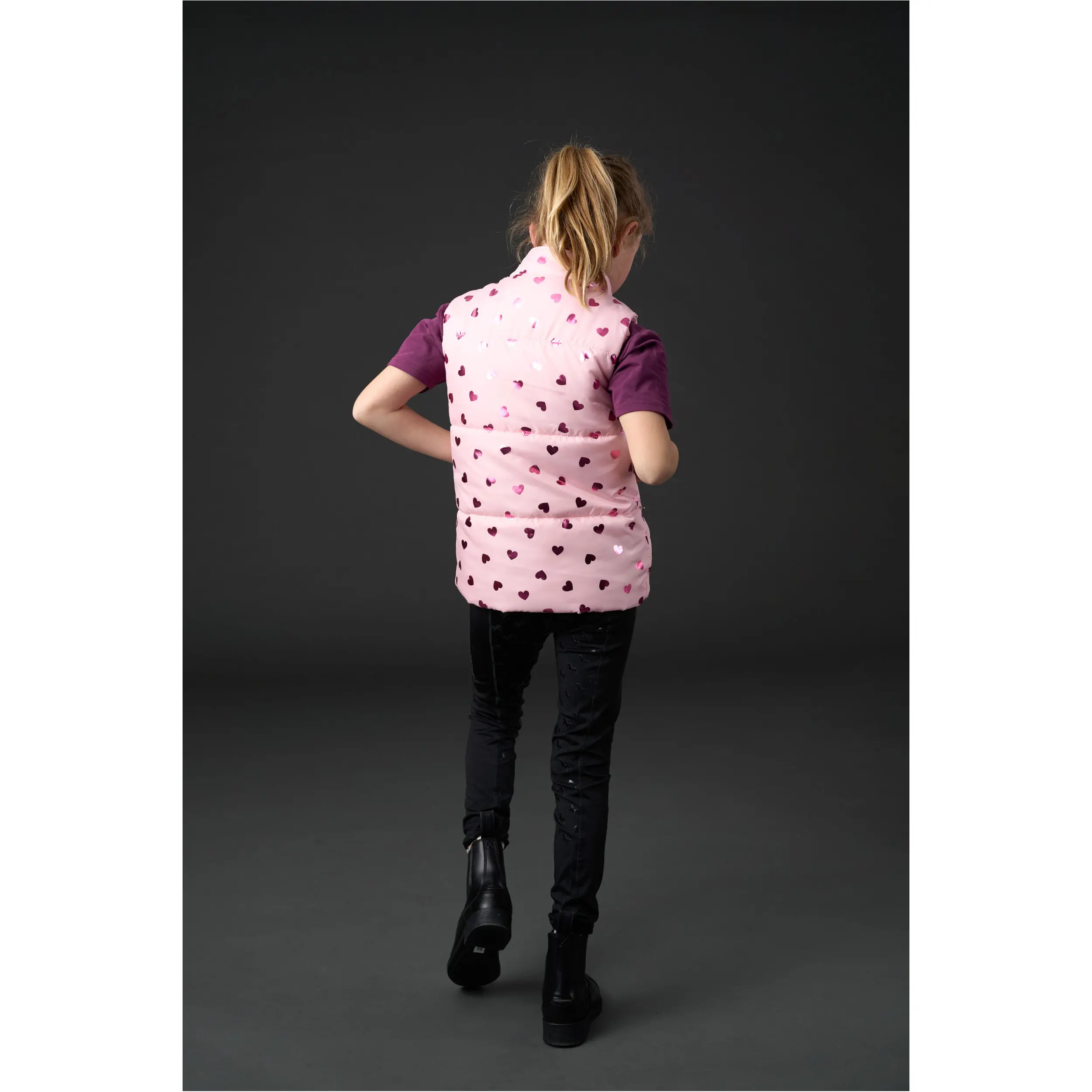 Kinder Reitweste THILDA pink mist