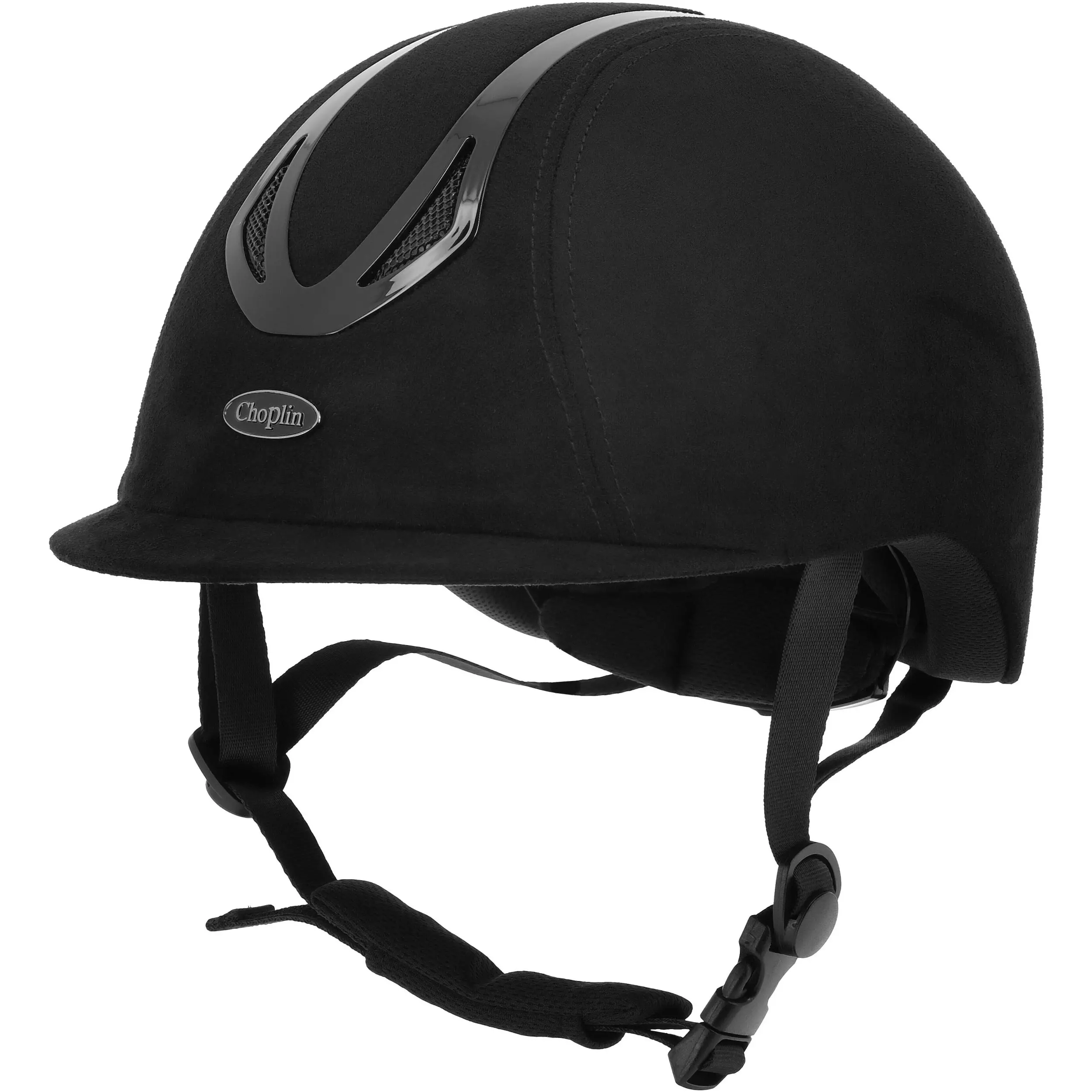 Reithelm AERO VELVET schwarz glänzend