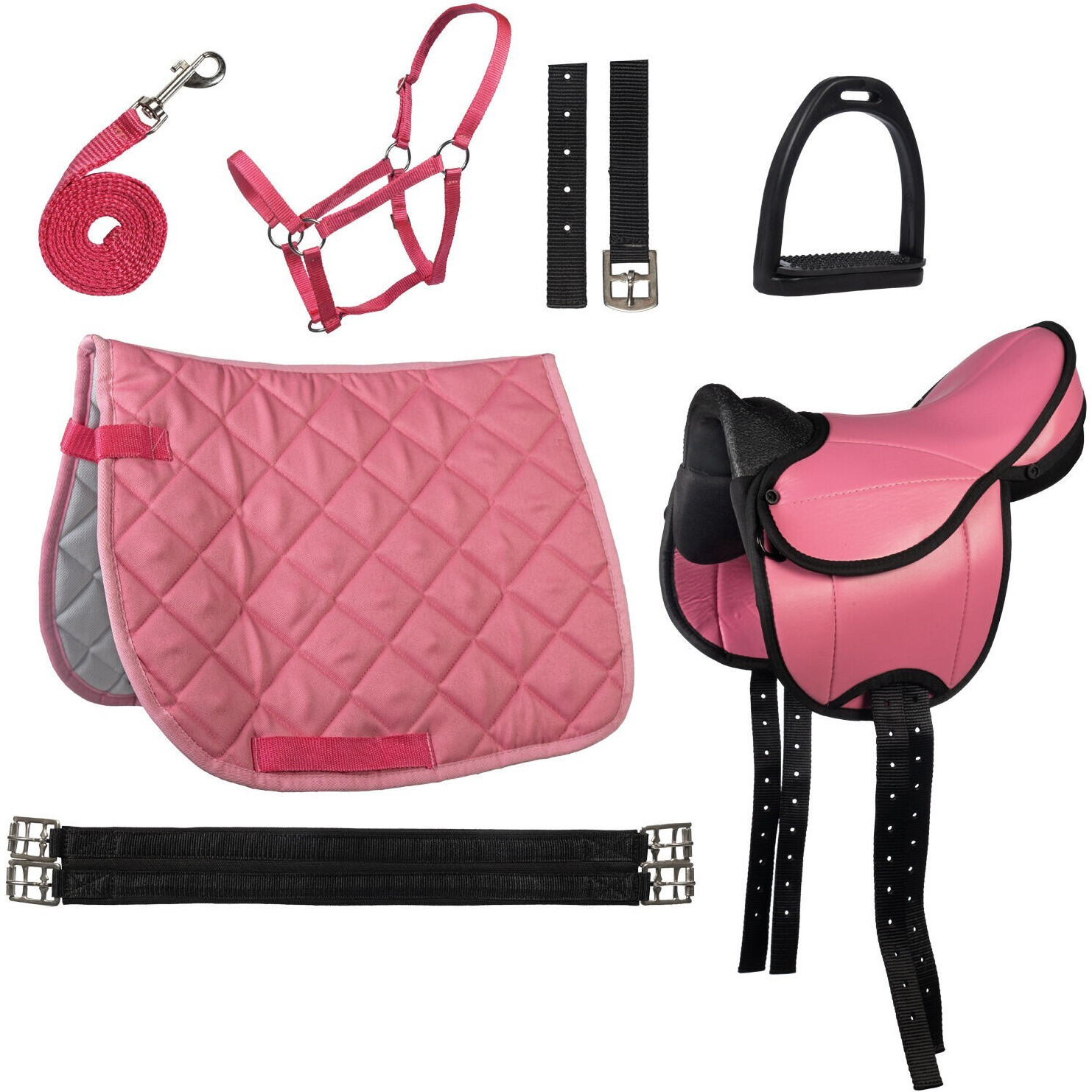 Shettysattel-Set LUCY pink