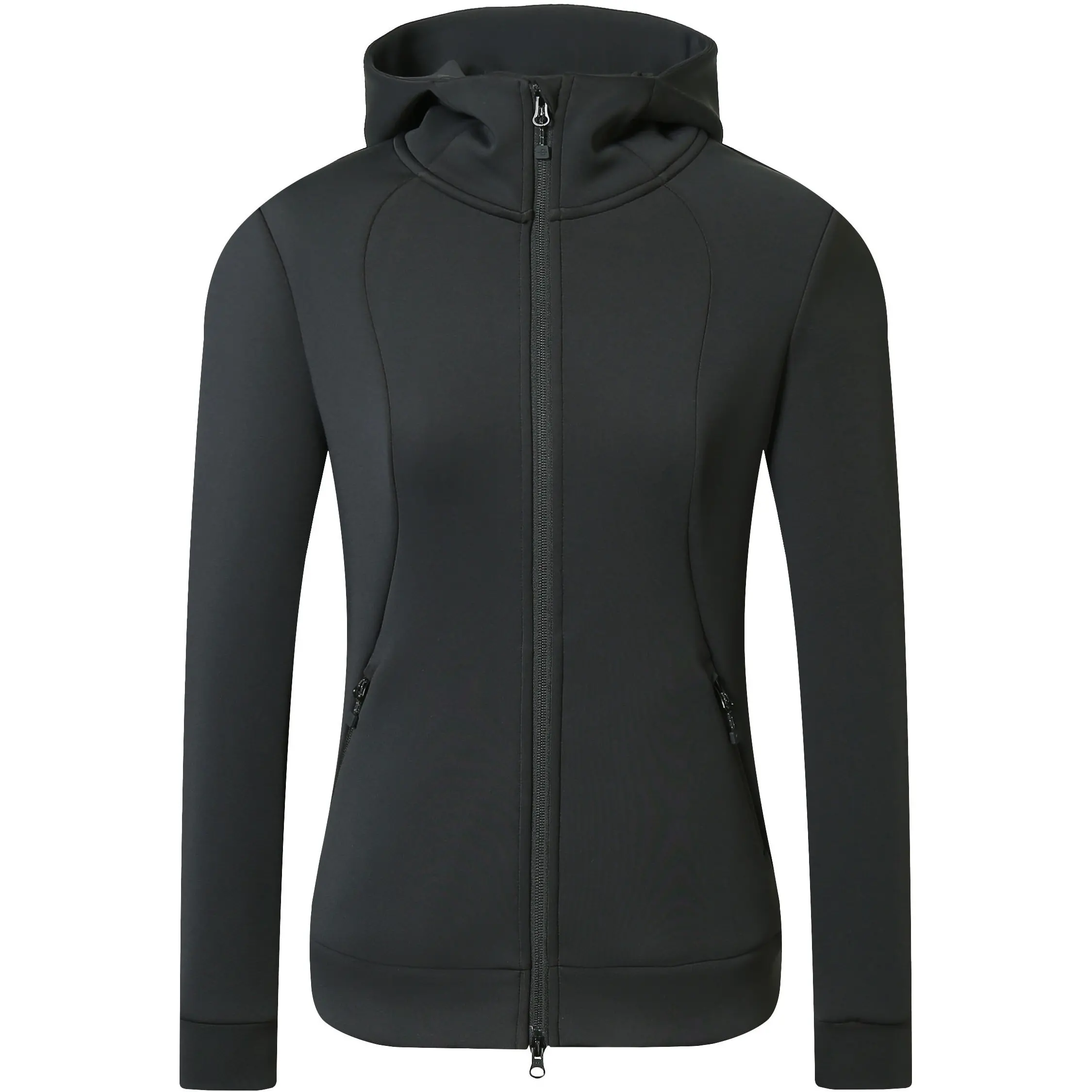 Damen Hoodyjacke H/W 2025 schwarz