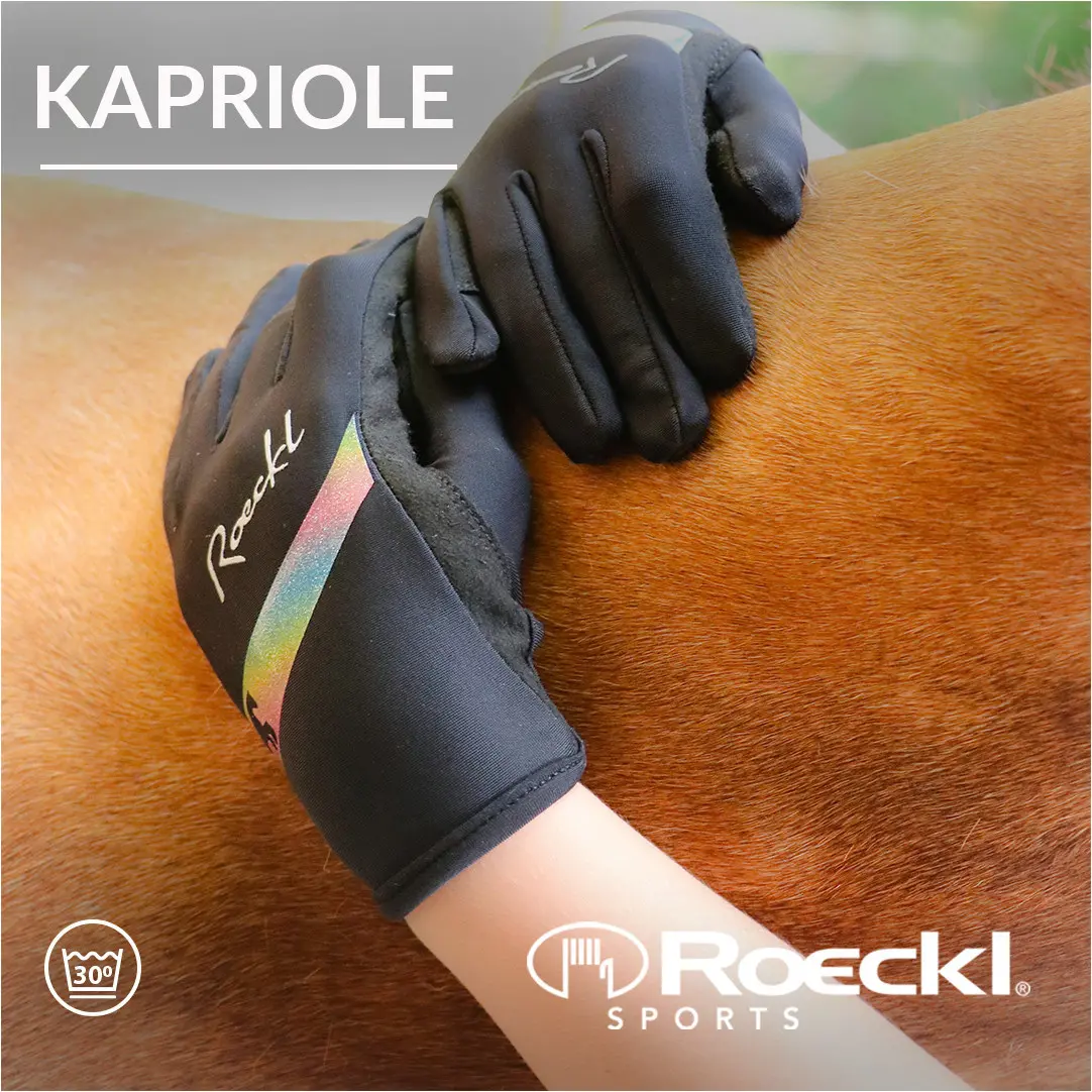 Kinder Reithandschuhe KAPRIOLE schwarz