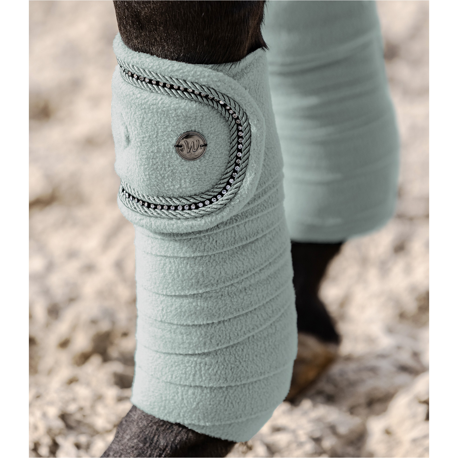 Fleecebandagen NEPAL silberblau 300cm Fleecebandagen NEPAL silberblau 300cm