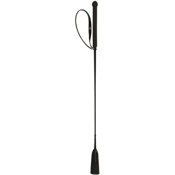 Springerte mit Klatsche Fiberglas schwarz 65cm  Springerte mit Klatsche Fiberglas schwarz 65cm