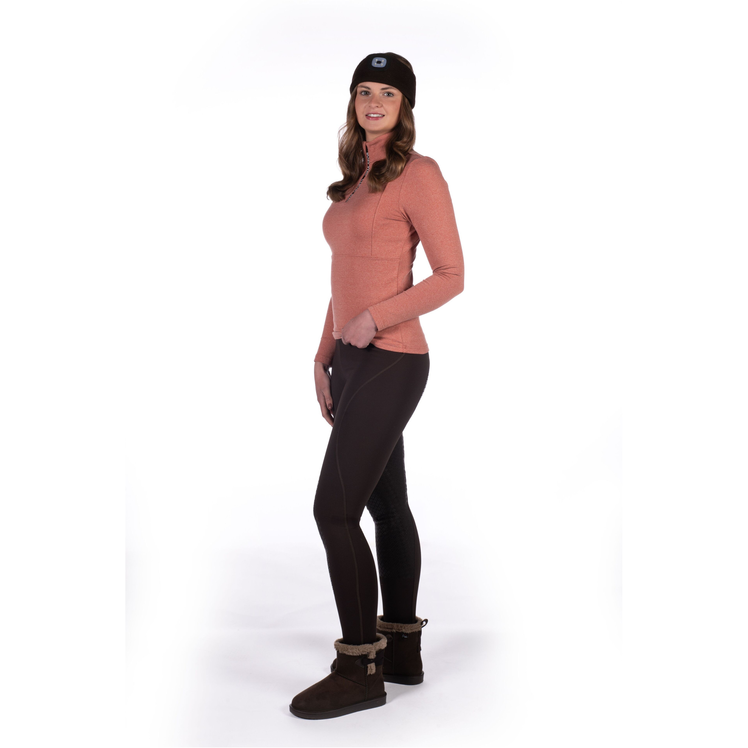 Damen Funktionsshirt SUPERSOFT II meliert kupfer