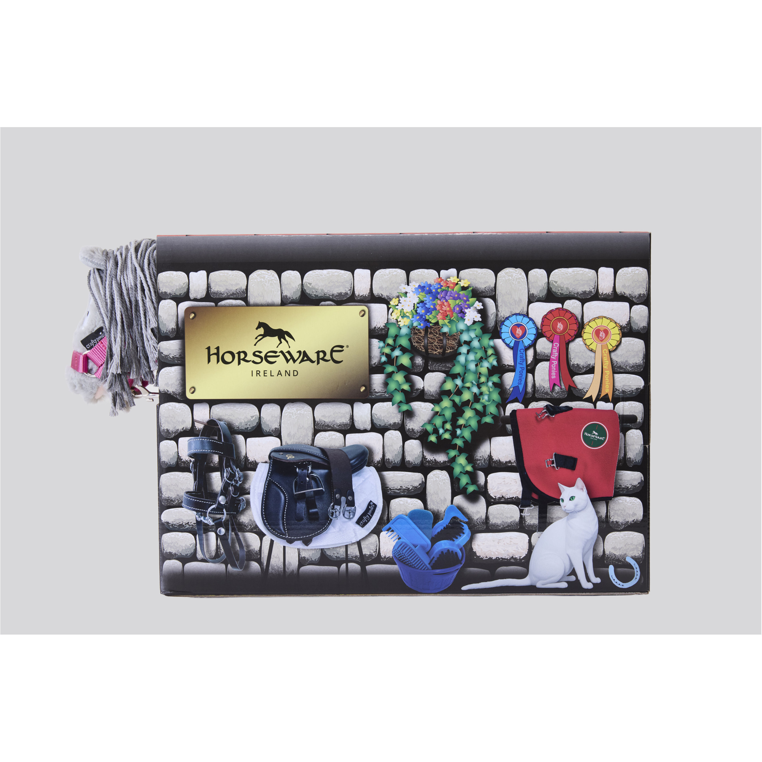 Kuscheltier CRAFT PONIES grau