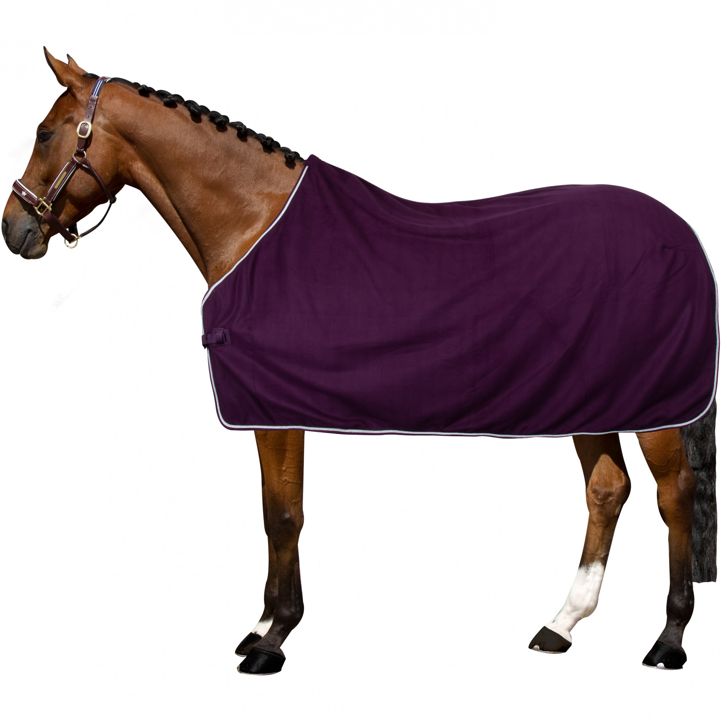 Fleecedecke IRHClassic black berry