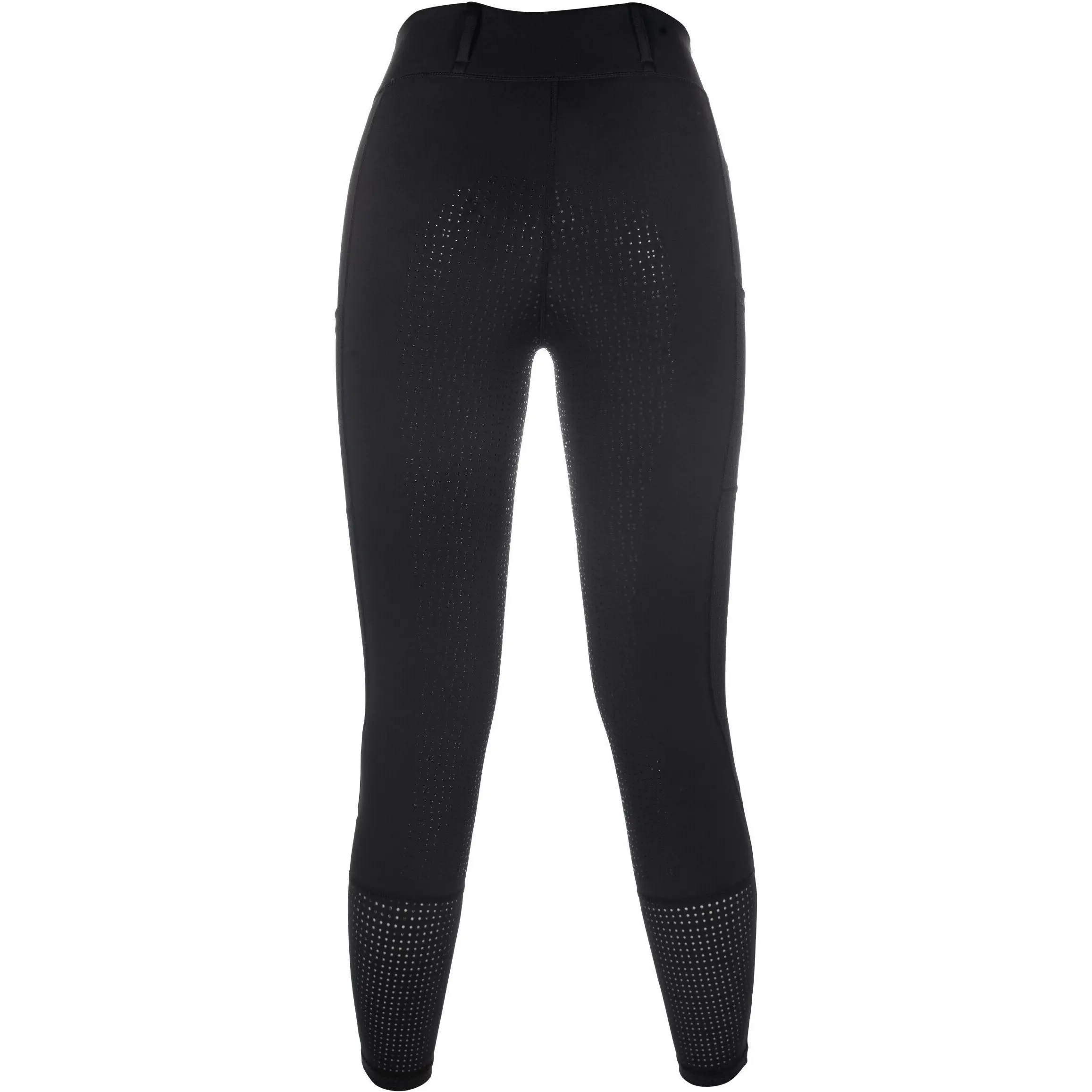 Damen Reitleggings Silikon Vollbesatz JUNA schwarz