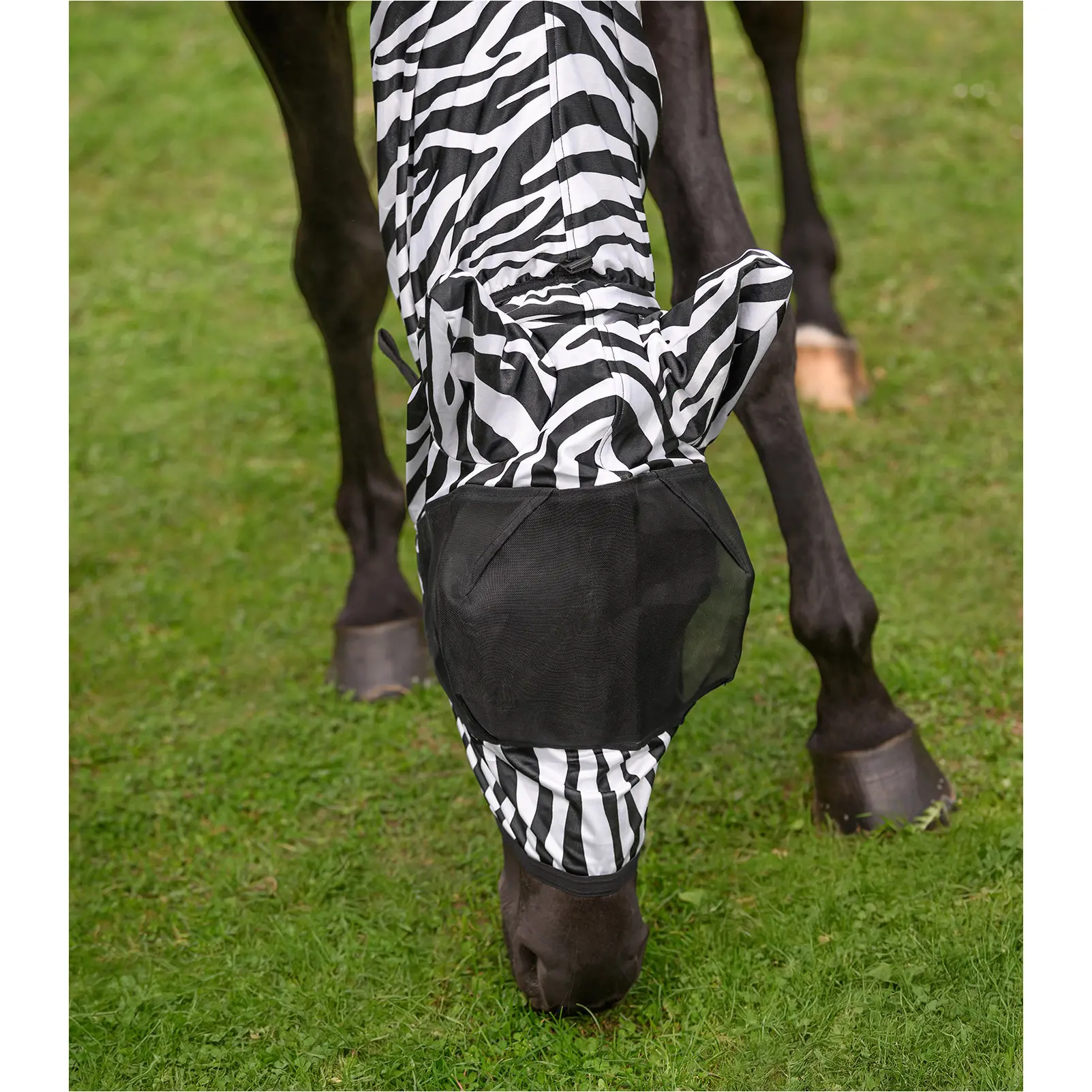 Ekzemer Fliegenmaske ZEBRA schwarz/weiß