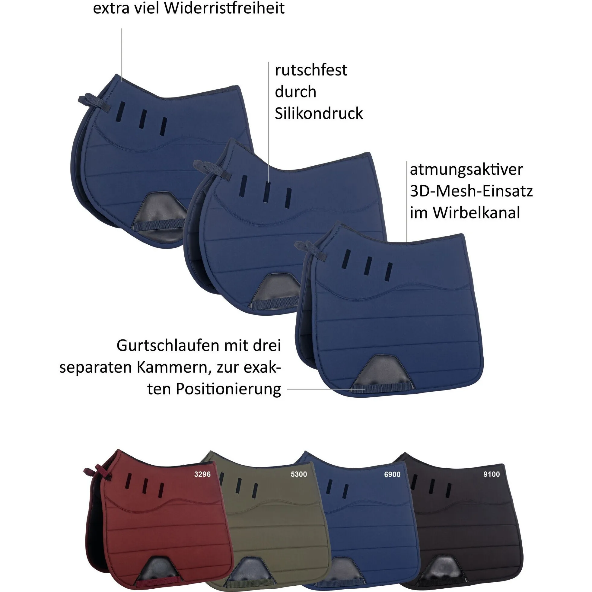 Schabracke SPORTS schwarz