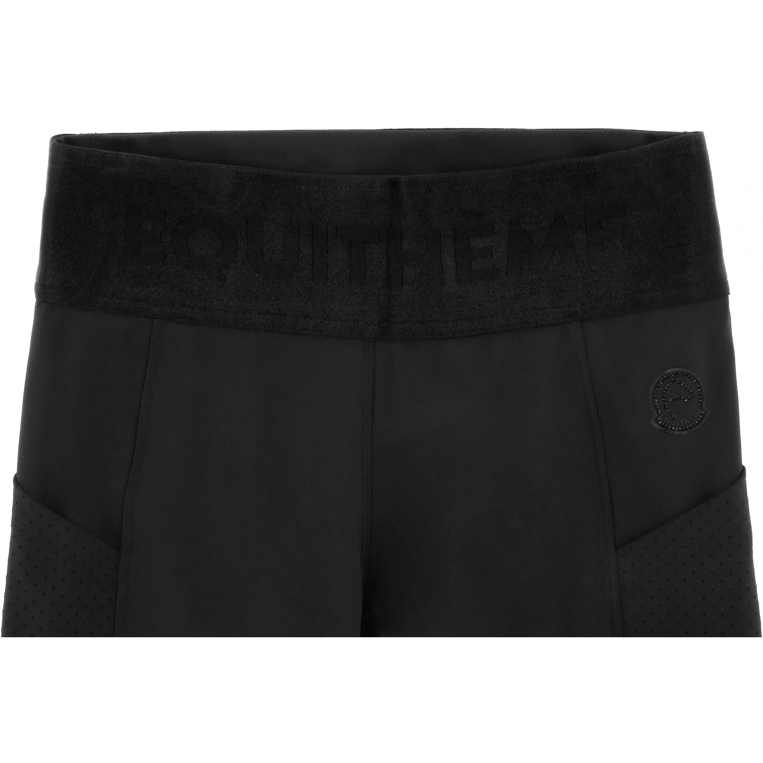 Damen Reitleggings Silikon Vollbesatz Je t'aime IRIS schwarz