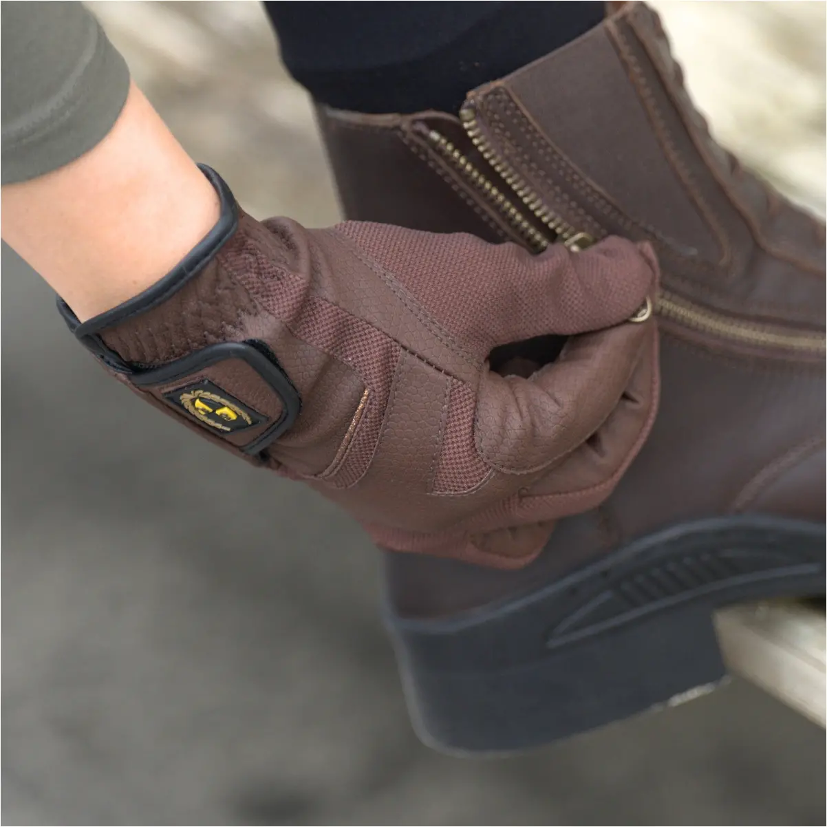 Reithandschuhe AIR braun