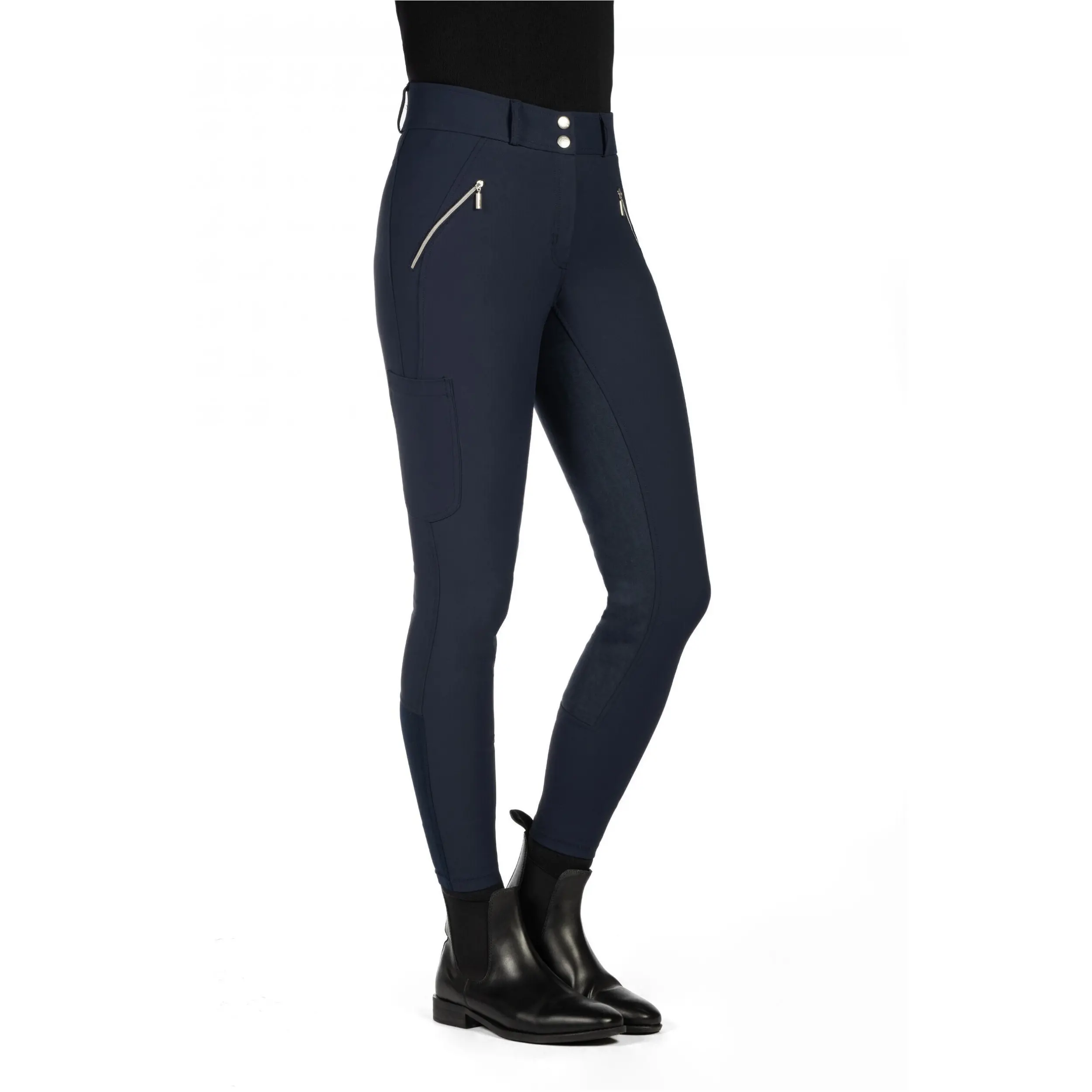 Damen Reithose Vollbesatz LIA HIGH WAIST ALOS dunkelblau