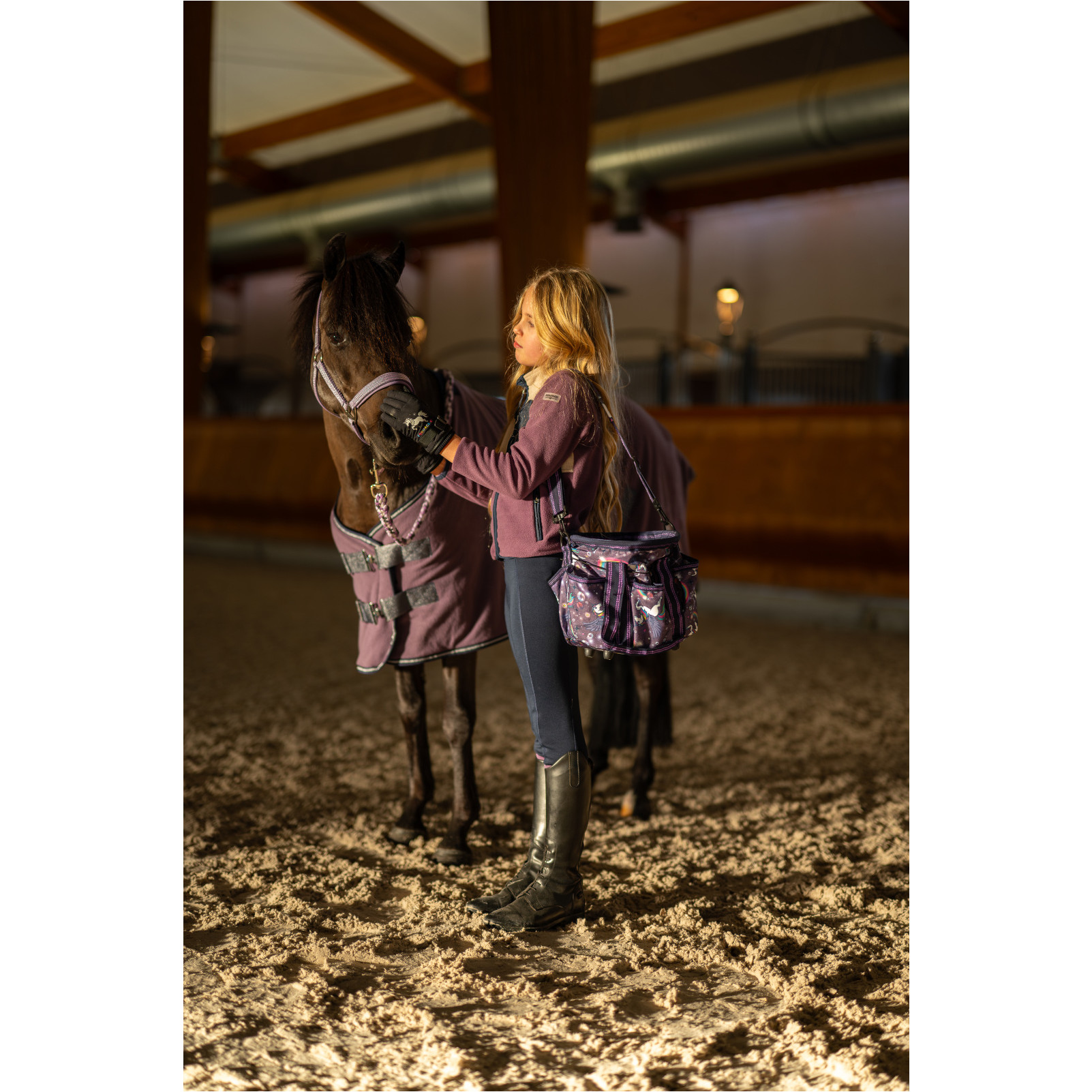 Kinder Putztasche JUPITER montana grape