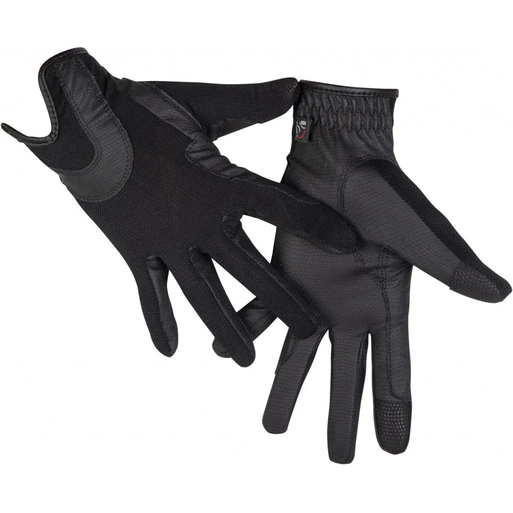 Damen Reithandschuhe GRIP MESH schwarz