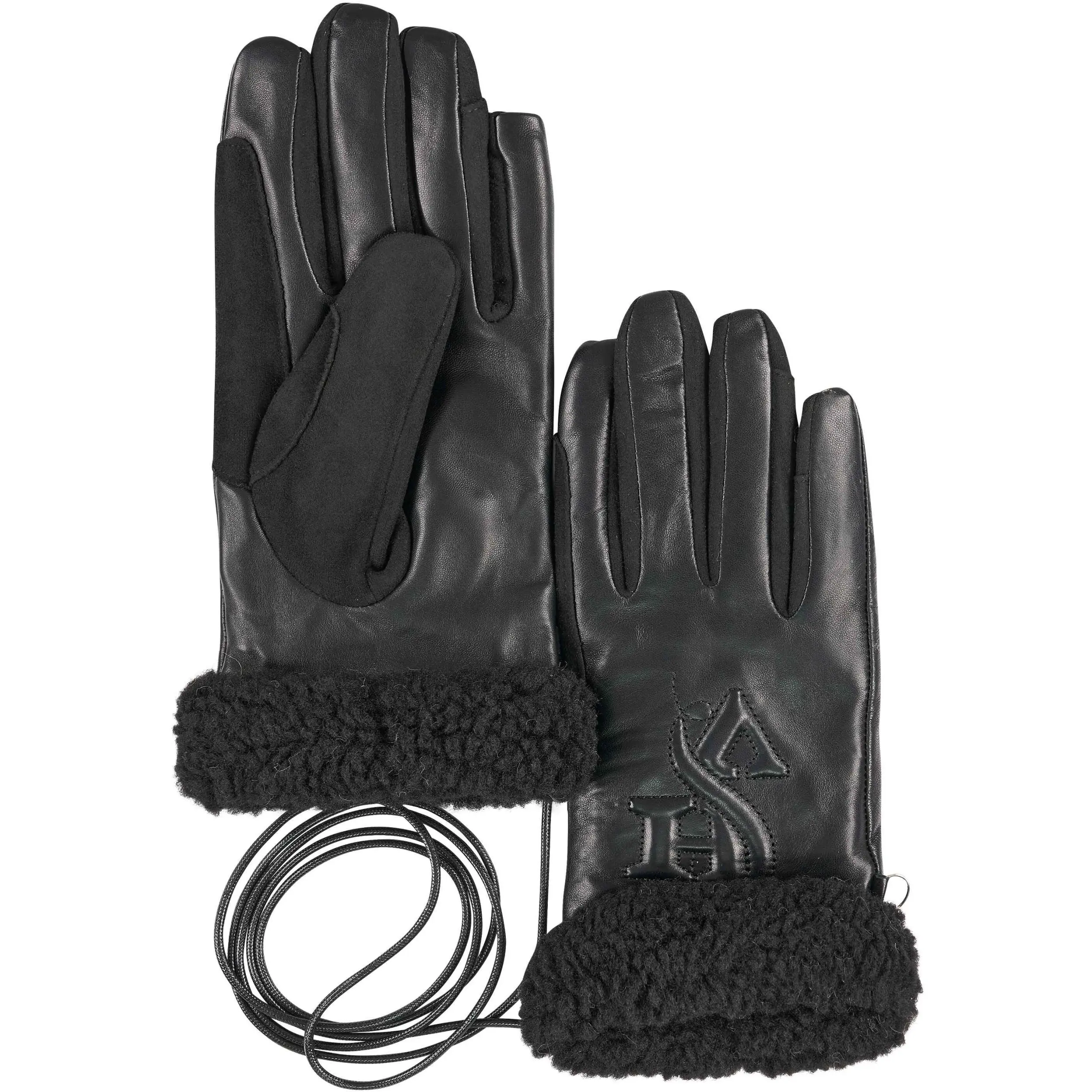 Winter Damen Reithandschuhe HVPCharlotte schwarz