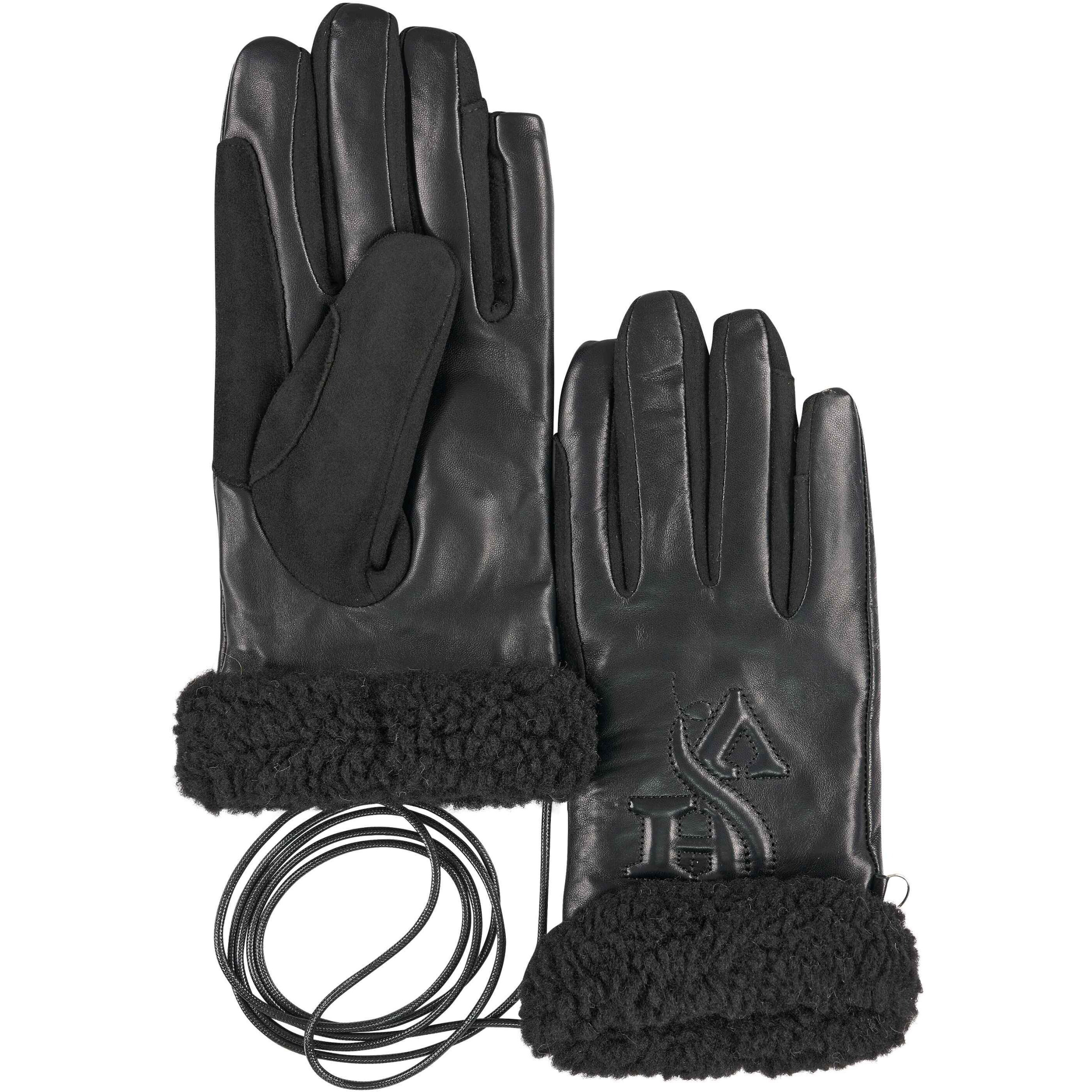 Winter Damen Reithandschuhe HVPCharlotte schwarz