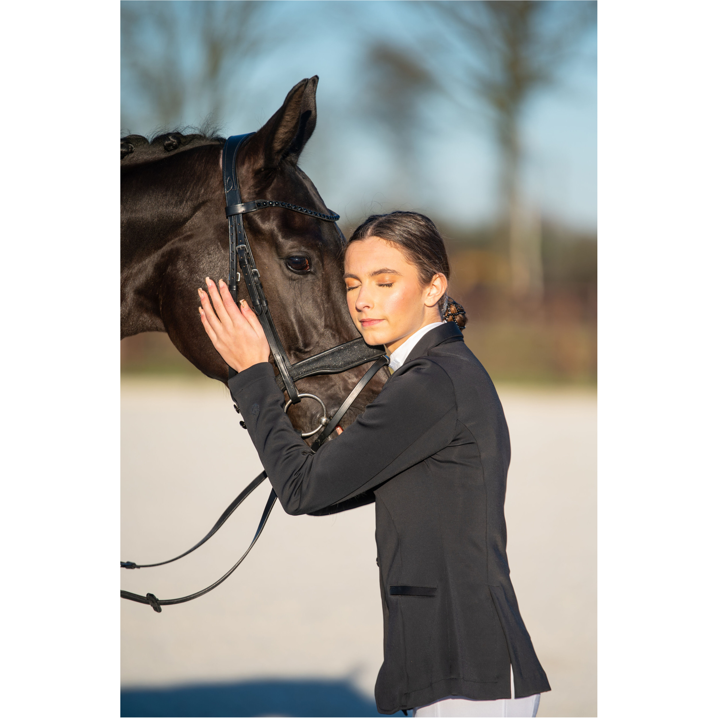 Damen Turnierjacke MONROE schwarz