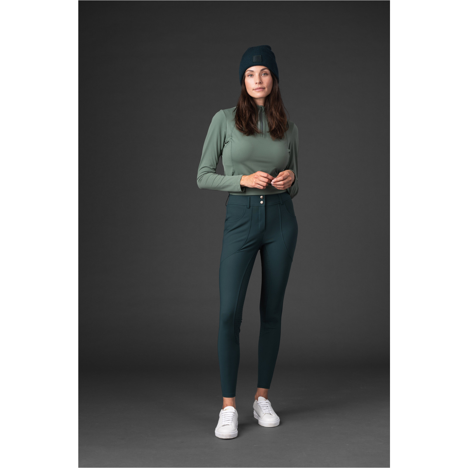 Damen Reithose Silikon Vollbesatz RIHANNA ponderosa pine