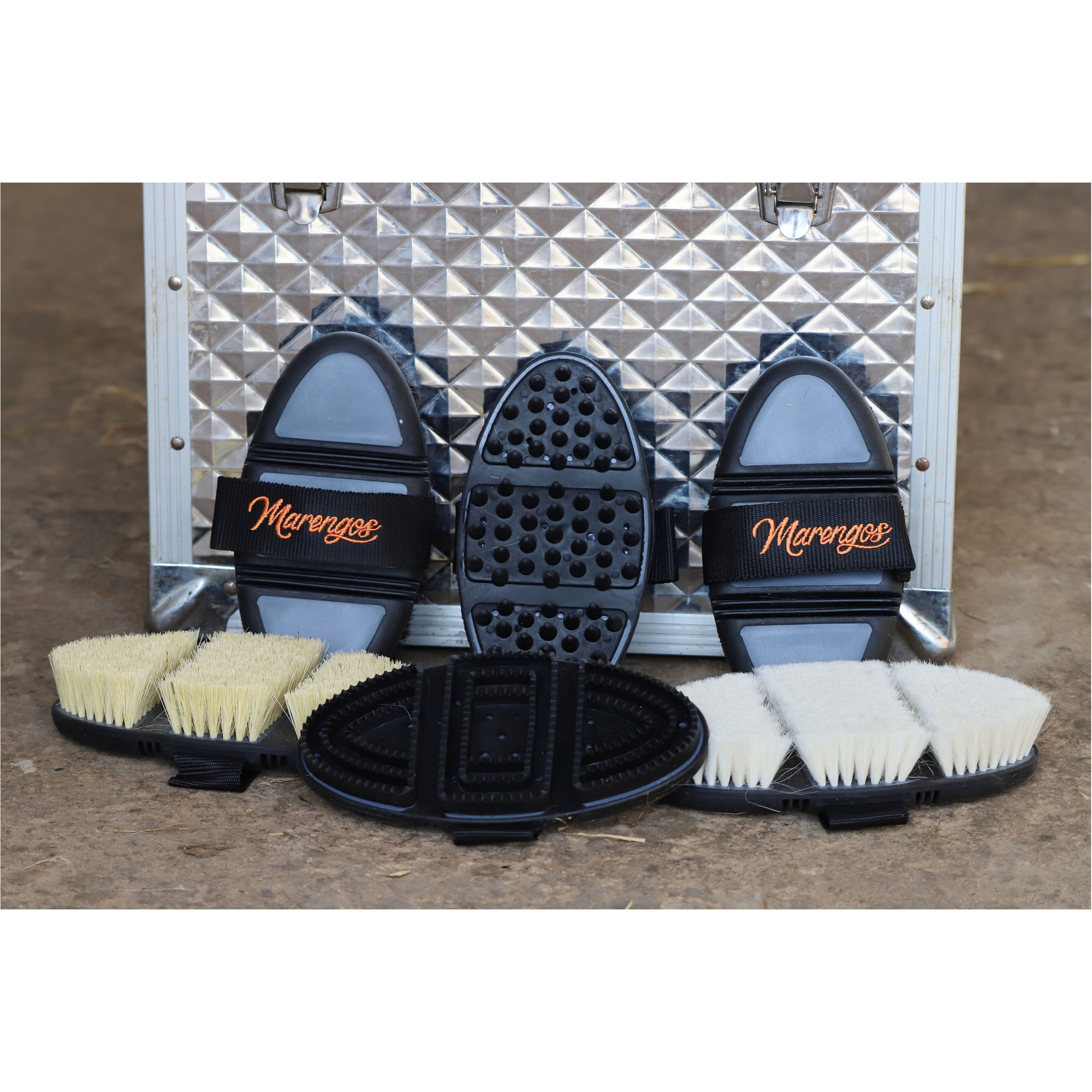 Bürsten-Set FLEX (6-teilig) schwarz/grau