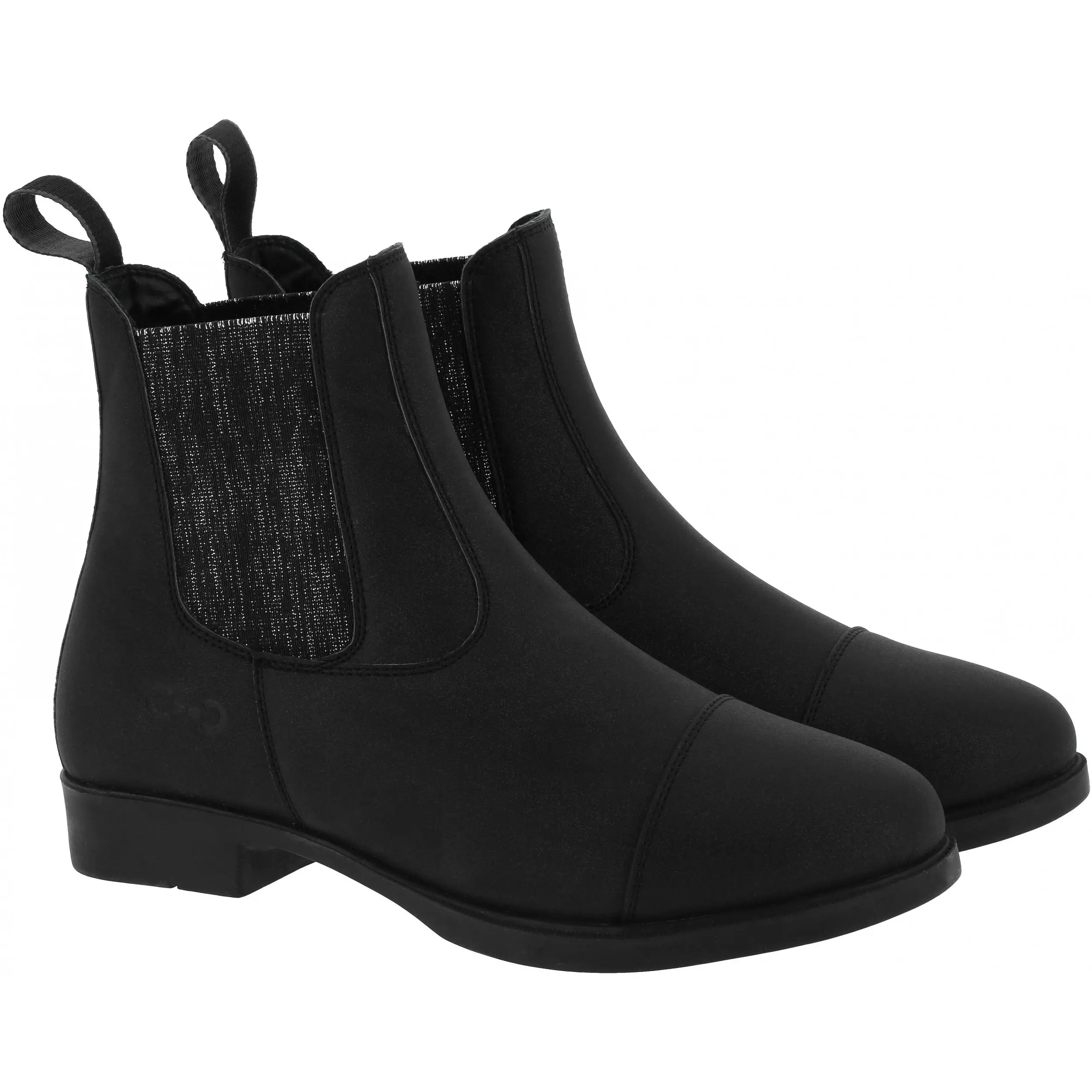 Kinder Jodhpurstiefeletten GLITZER schwarz