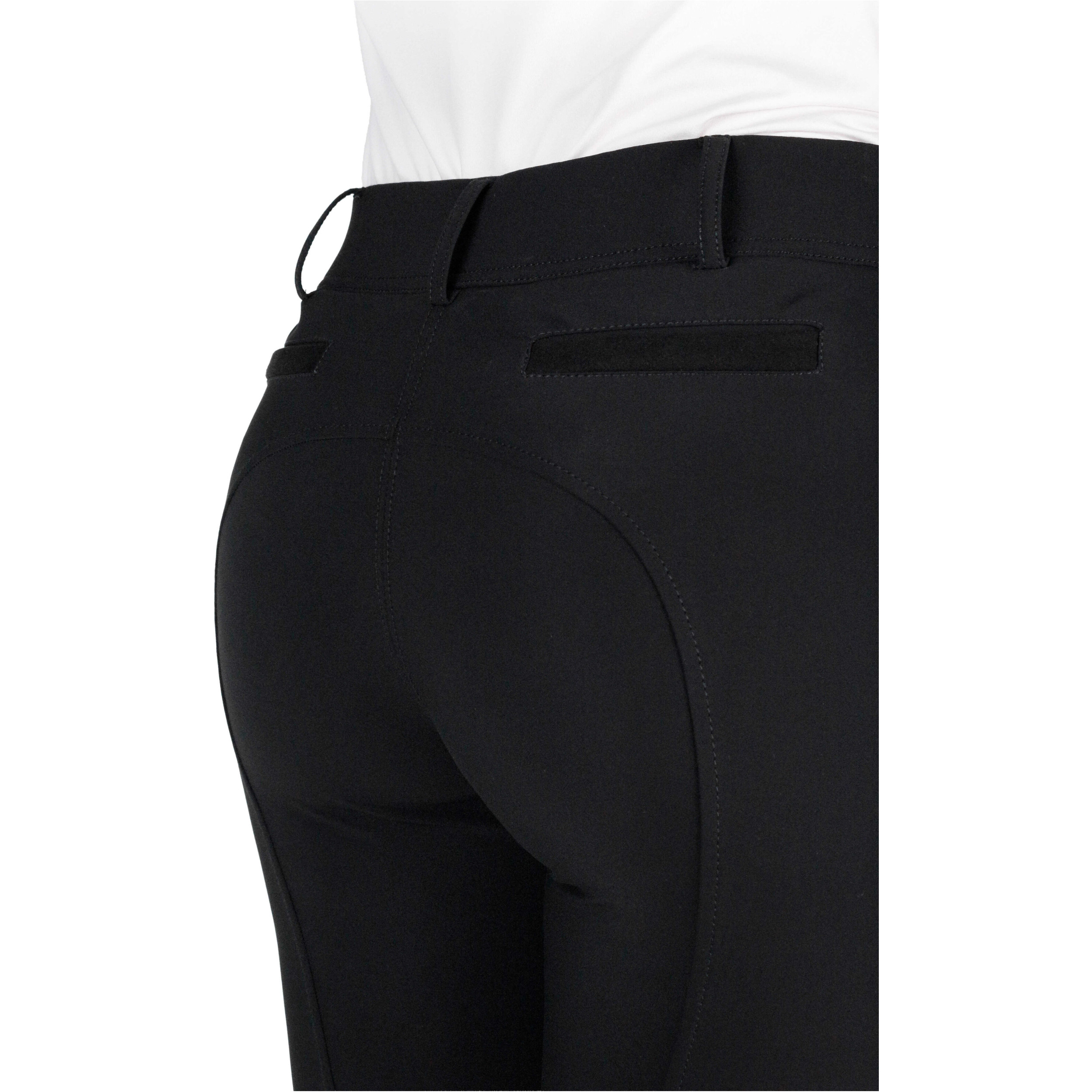 Damen Reithose Silikon Kniebesatz EK-SALLY schwarz