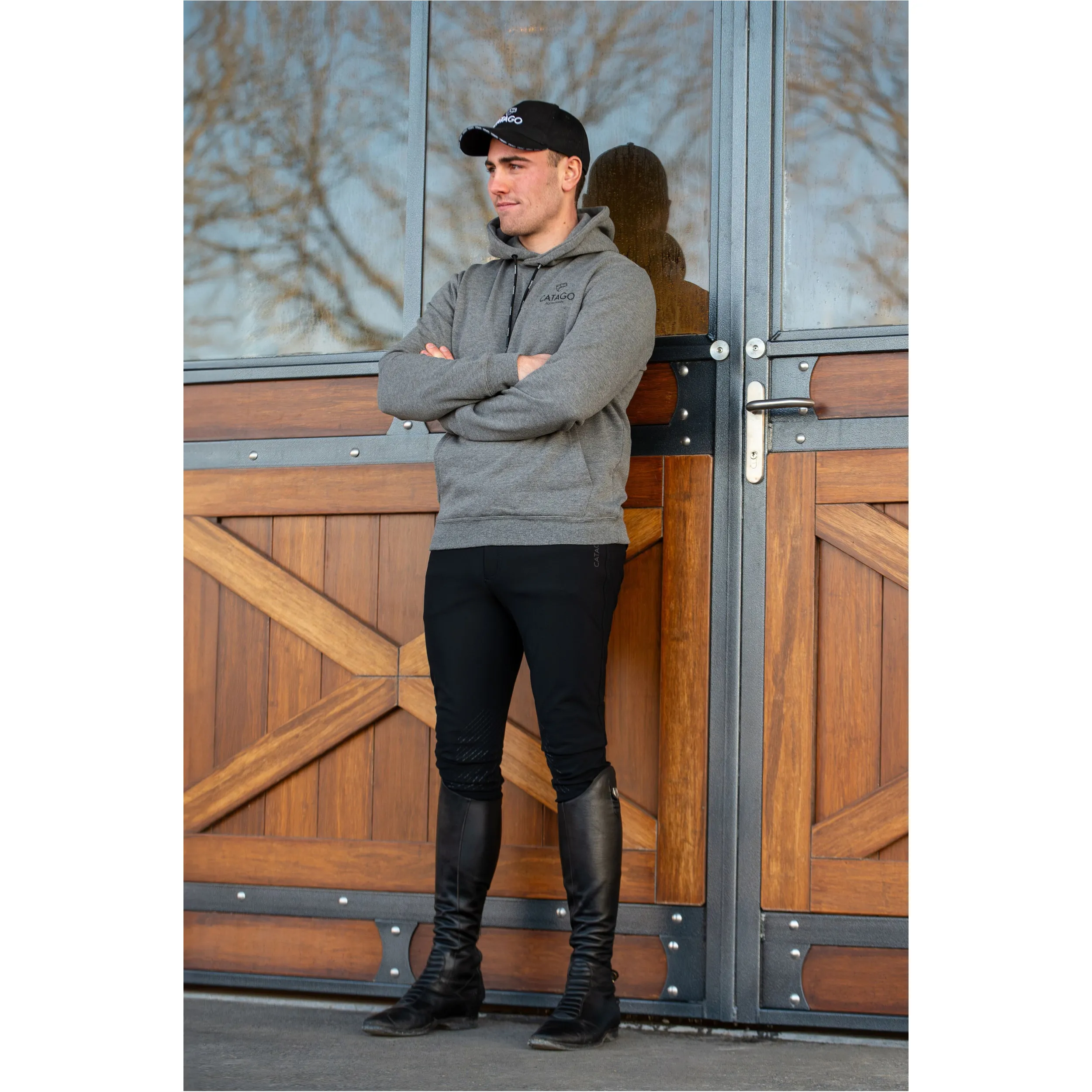 Herren Hoodie ROWAN grau