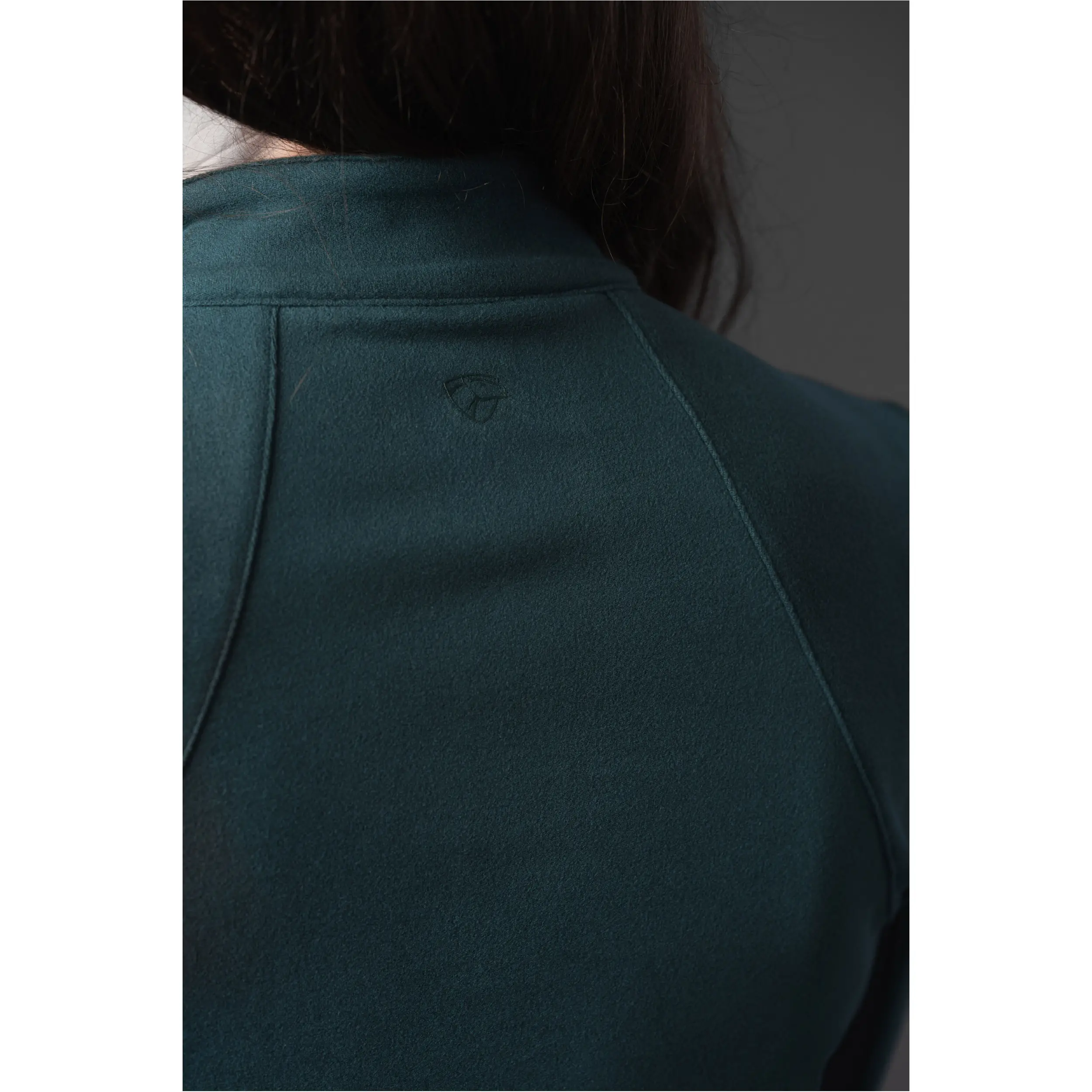 Damen Reitshirt Langarm VIOLETTA half-zip ponderosa pine