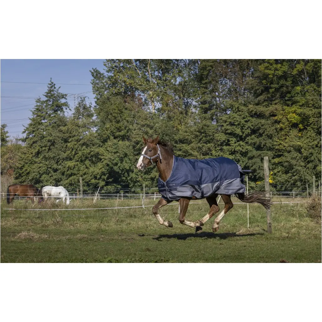 Outdoordecke High Neck 600D TYREX marineblau/grau Outdoordecke High Neck 600D TYREX marineblau/grau