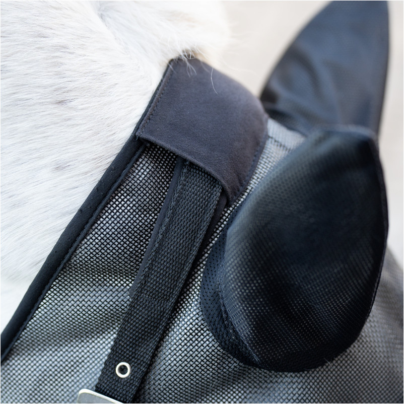 Fliegenmaske mit Bügel schwarz Fliegenmaske mit Bügel schwarz