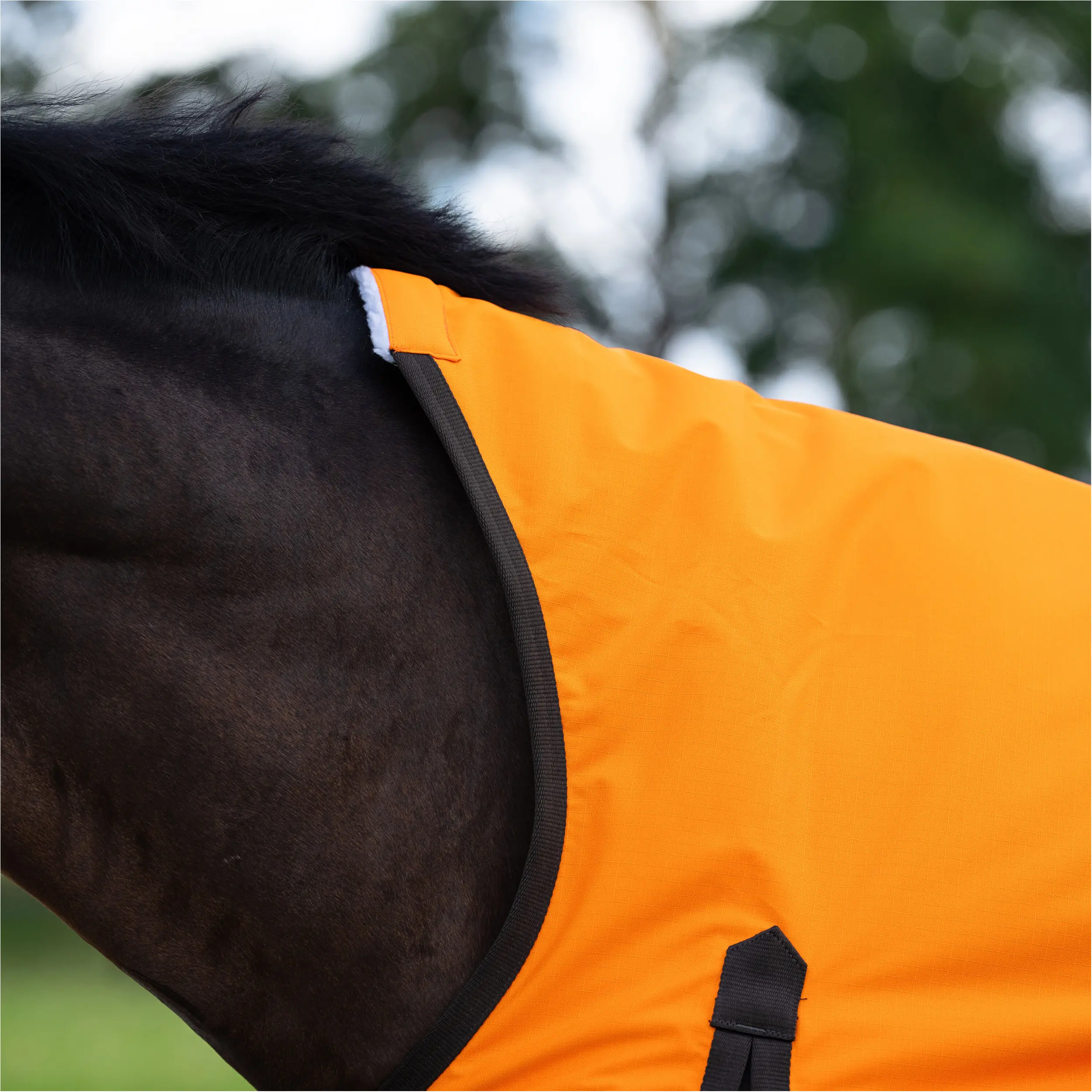 Outdoordecke High Neck 600D IRHCustomized orange/dark brown Outdoordecke High Neck 600D IRHCustomized orange/dark brown