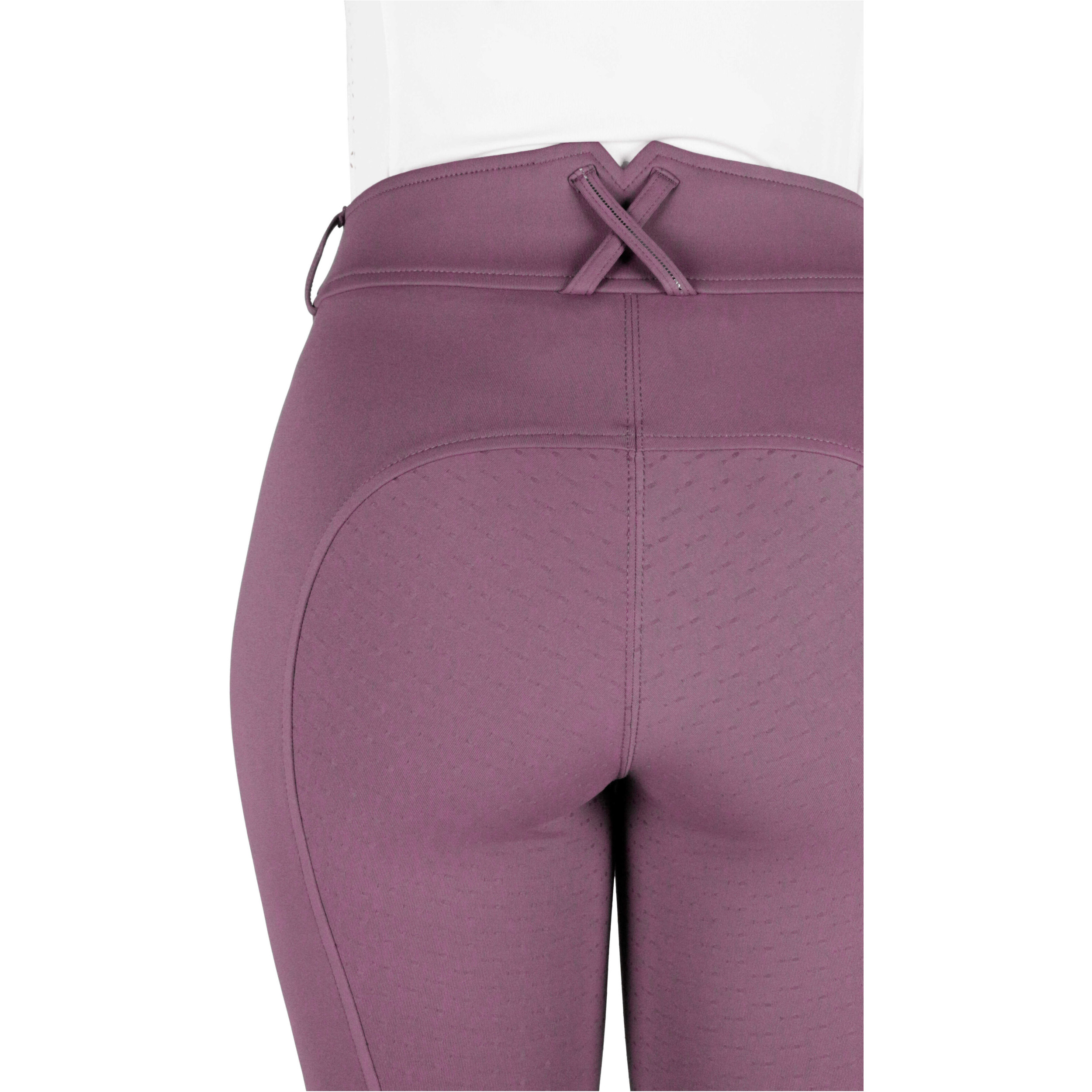 Damen Reithose Silikon Vollbesatz EK-CARLY violett
