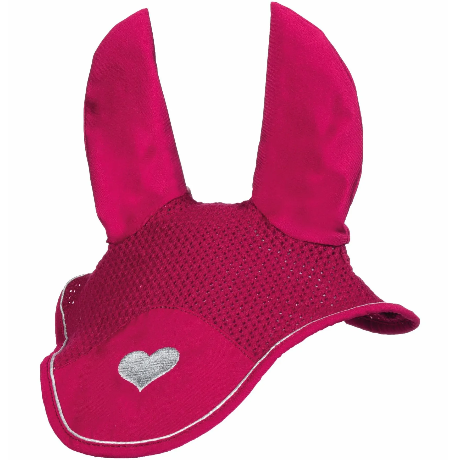 Fliegenhaube SWEET VALENTINE pink/silber