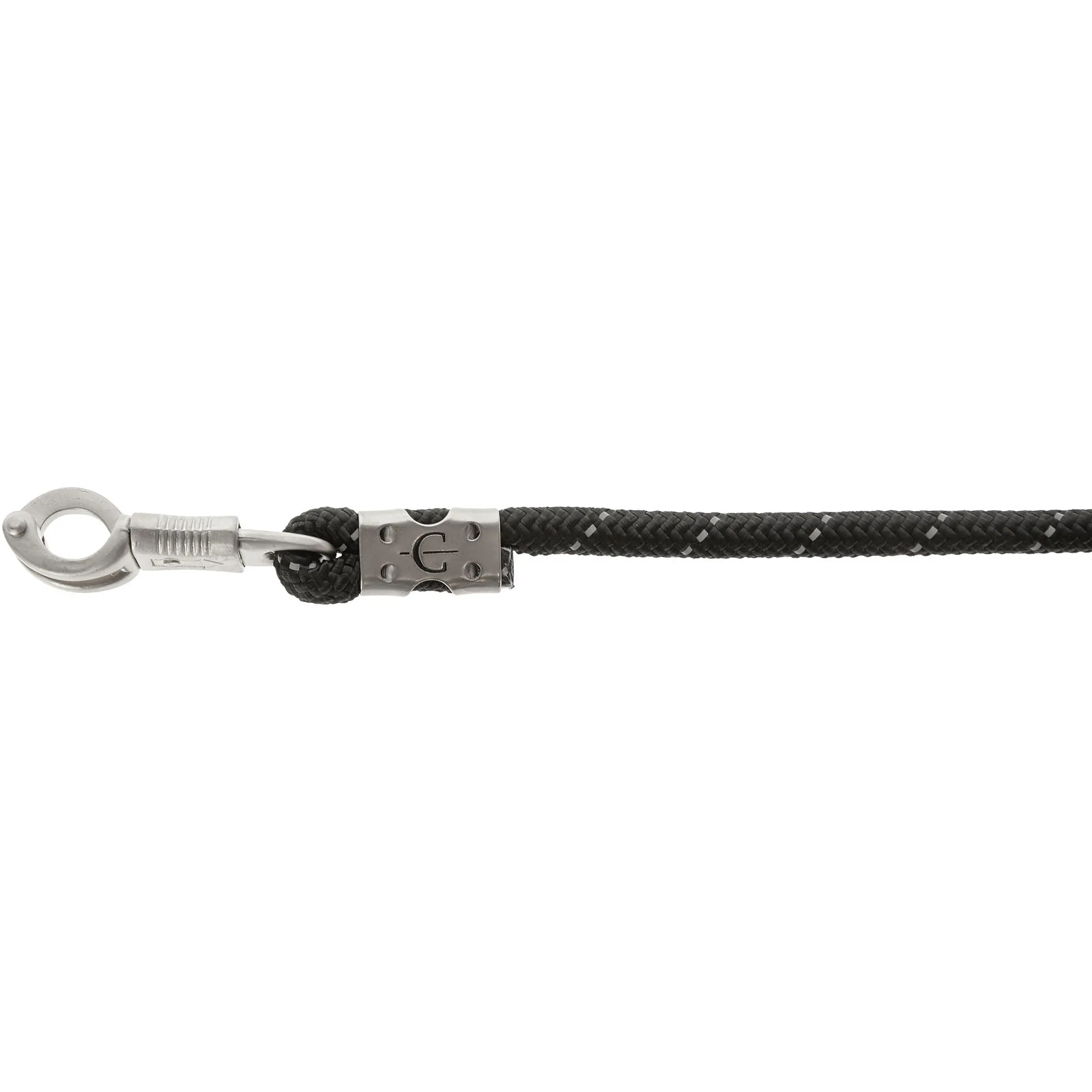 Führstrick mit Panikhaken REFLECTIVE black/silver