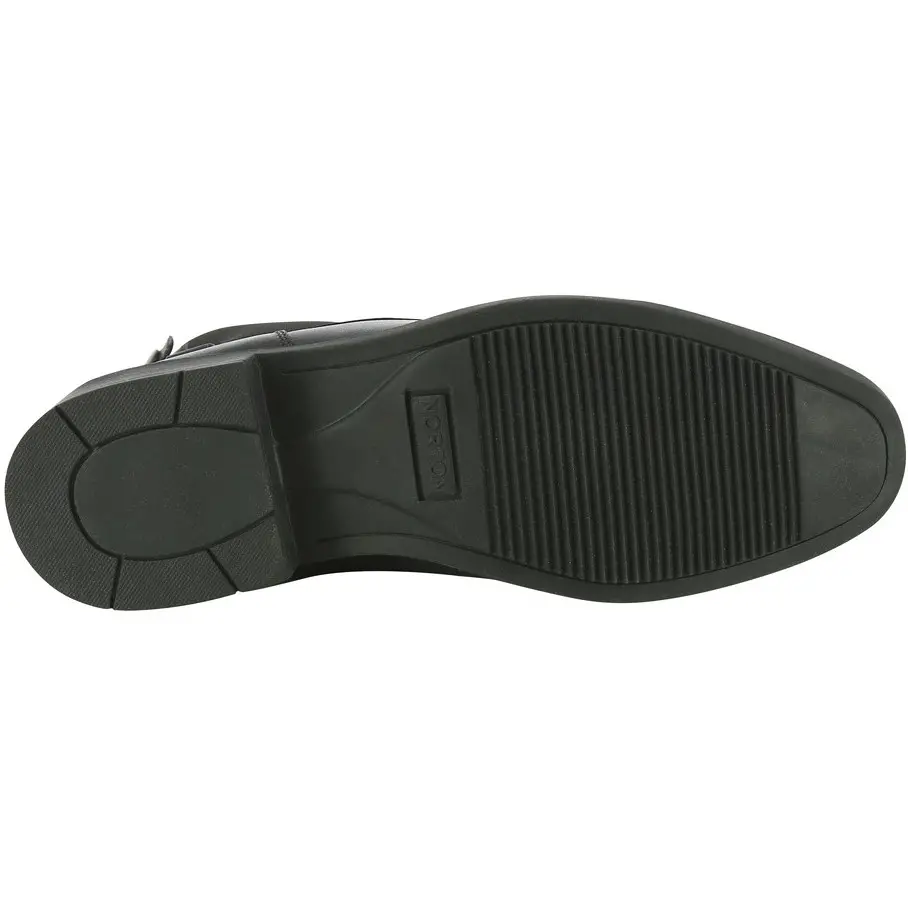 Winter Kinder Reitstiefeletten LACETS Leder schwarz