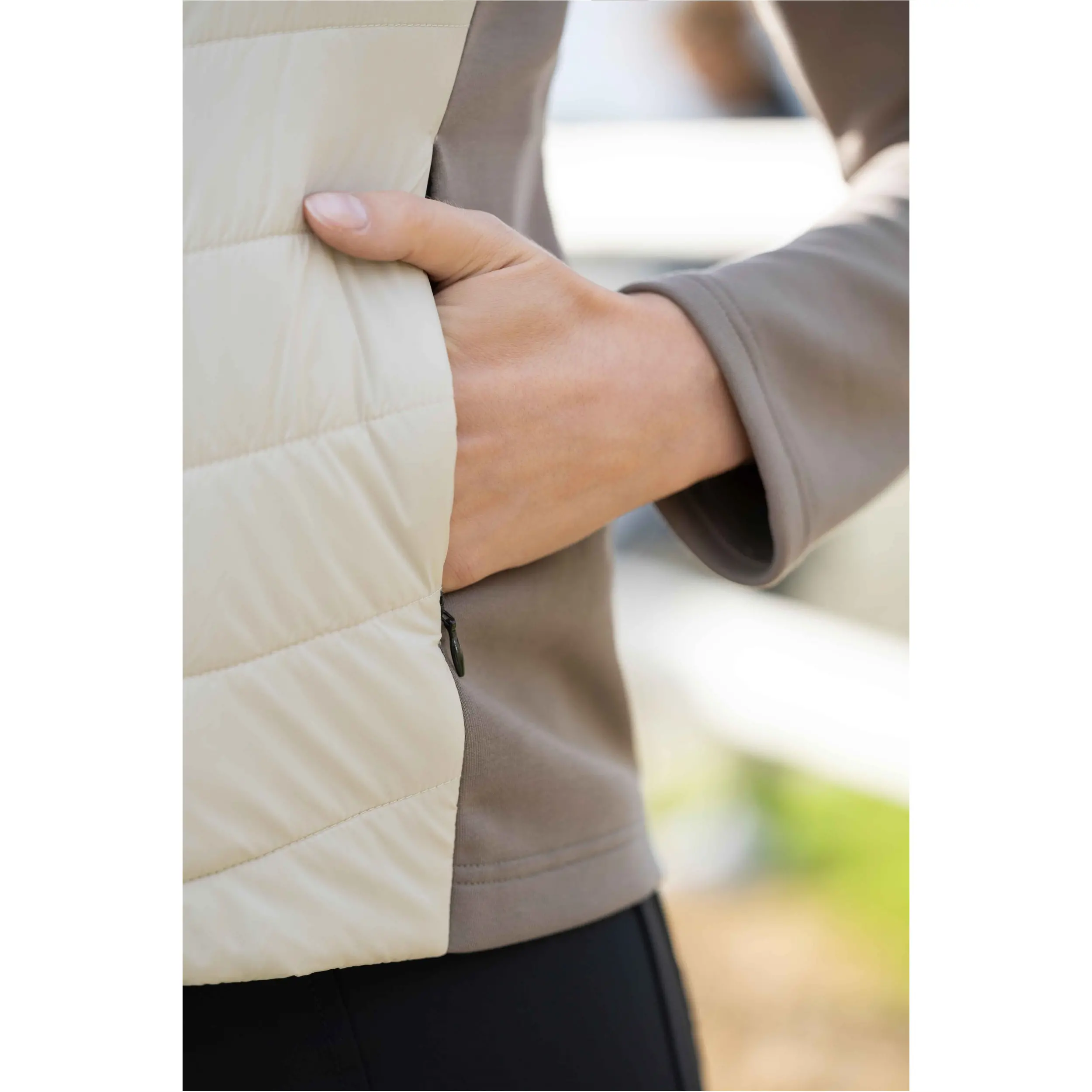 Damen Steppjacke AMALFI beige/taupe